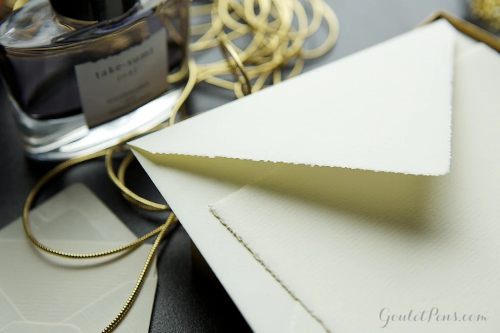 Original Crown Mill Classic Deckled Notecard Box Set - Cream - Image 5