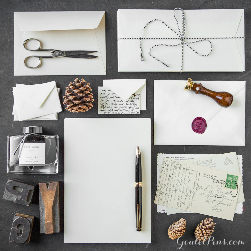 Original Crown Mill Classic Deckled Notecard Box Set - Cream - Image 9