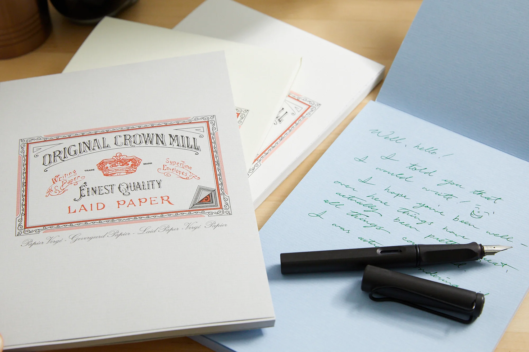 Original Crown Mill Classic Laid A5 Tablet - Grey - Image 7