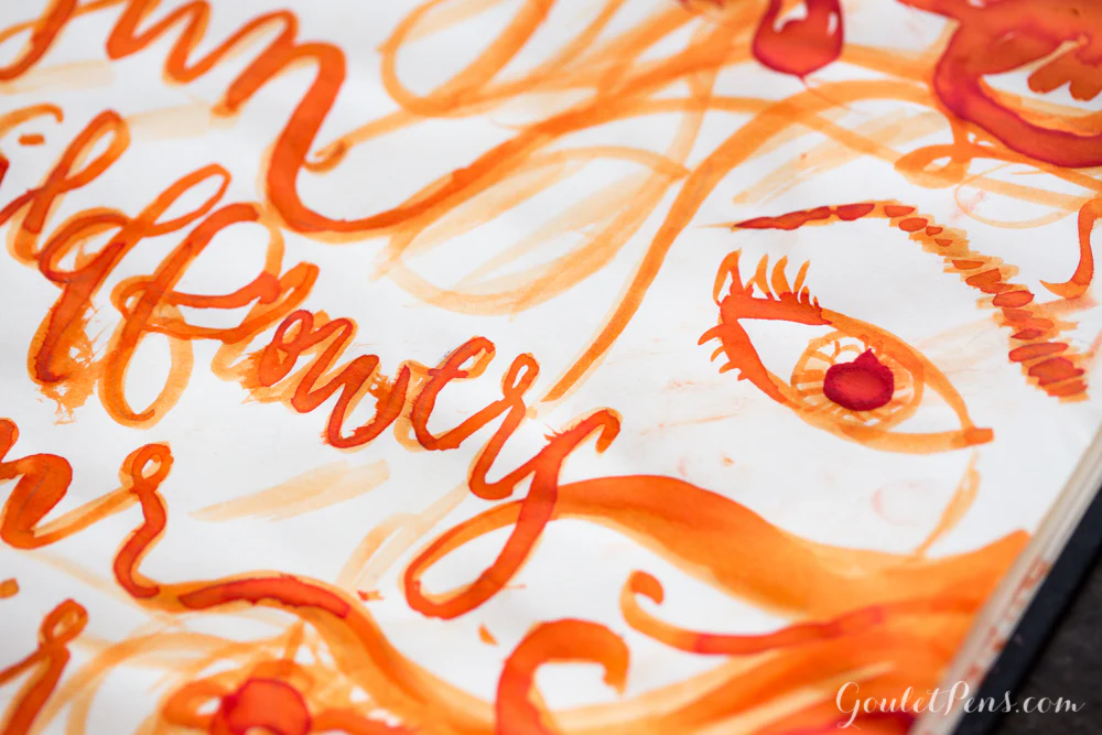 Pelikan Edelstein Mandarin - Ink Sample - Image 5