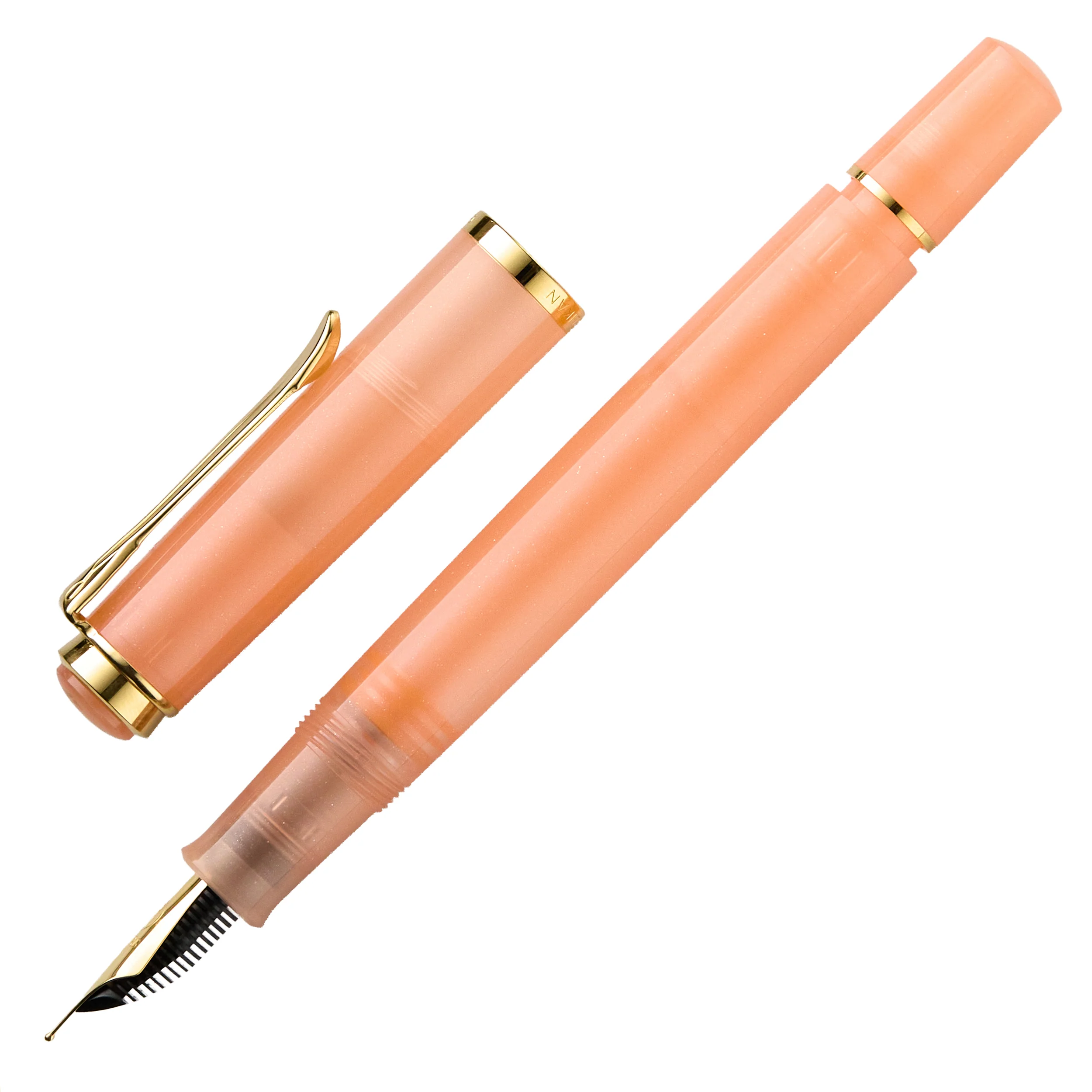 Pelikan M200 Fountain Pen - Apricot Achat (Special Edition) - Image 3