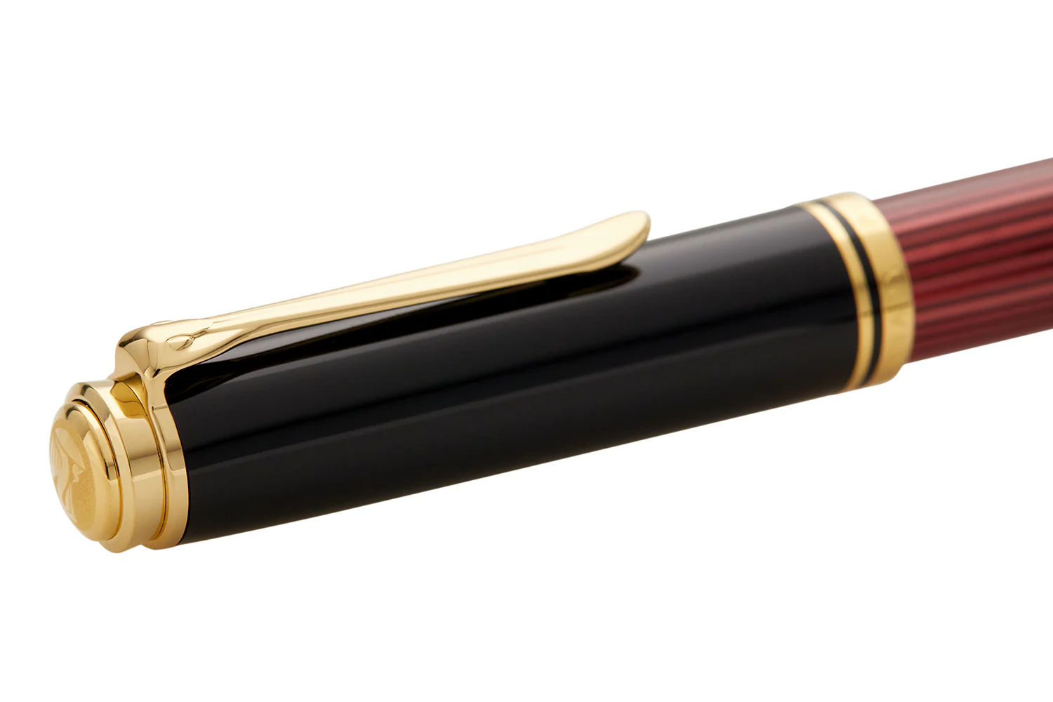 Pelikan M800 Fountain Pen - Black-Red - Image 5