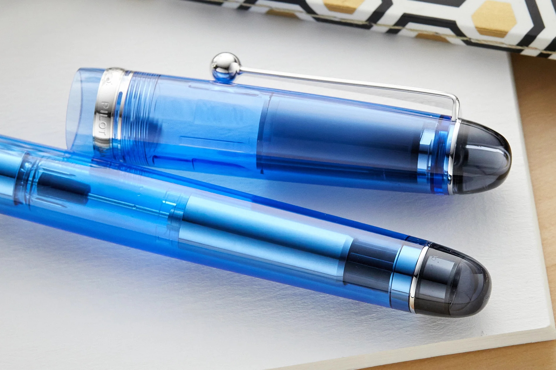 Pilot Custom 74 Fountain Pen - Blue - Image 11