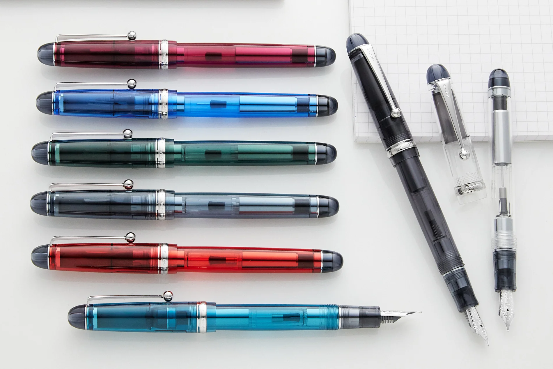 Pilot Custom 74 Fountain Pen - Blue - Image 12