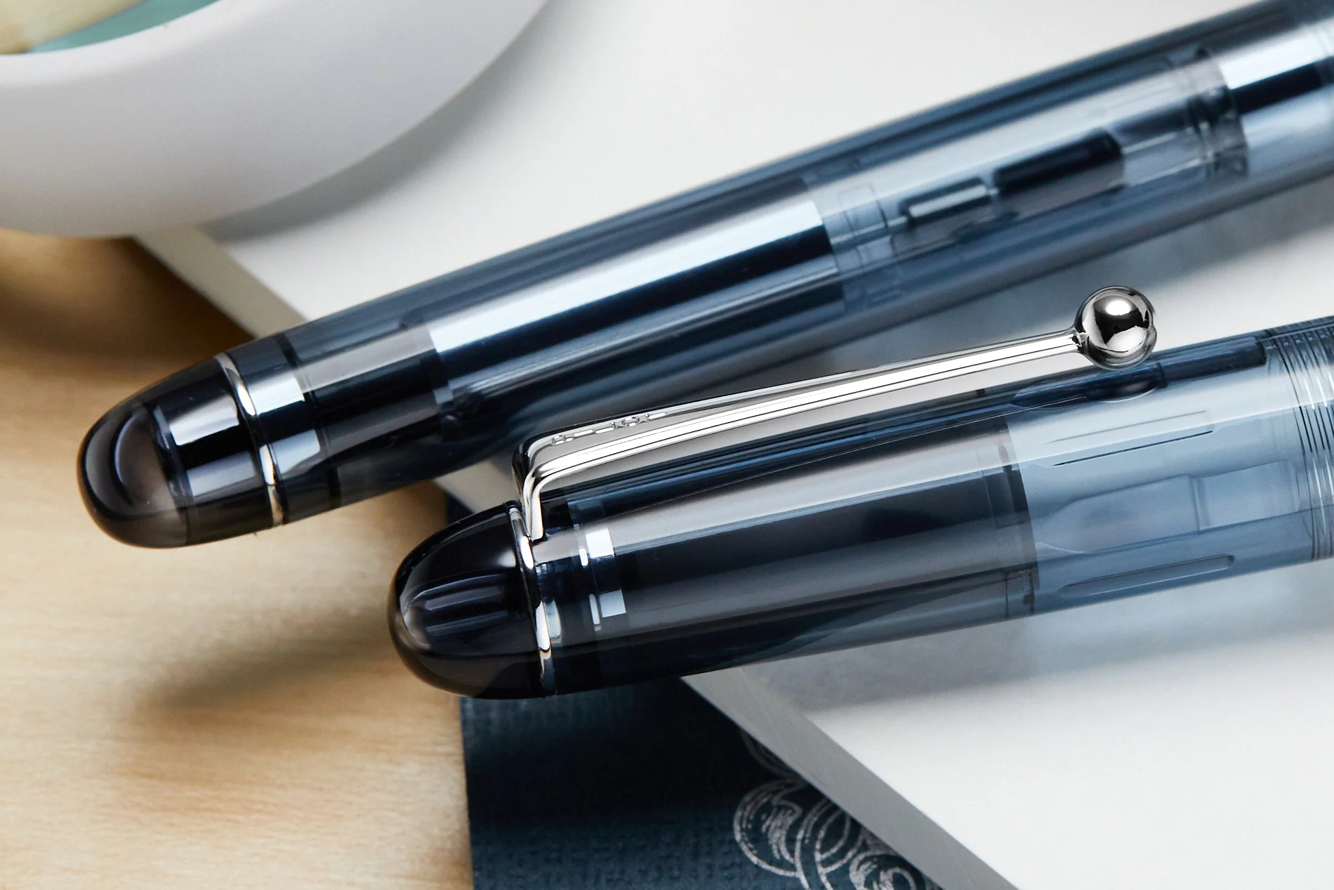 Pilot Custom 74 Fountain Pen - Blue Stone - Image 10