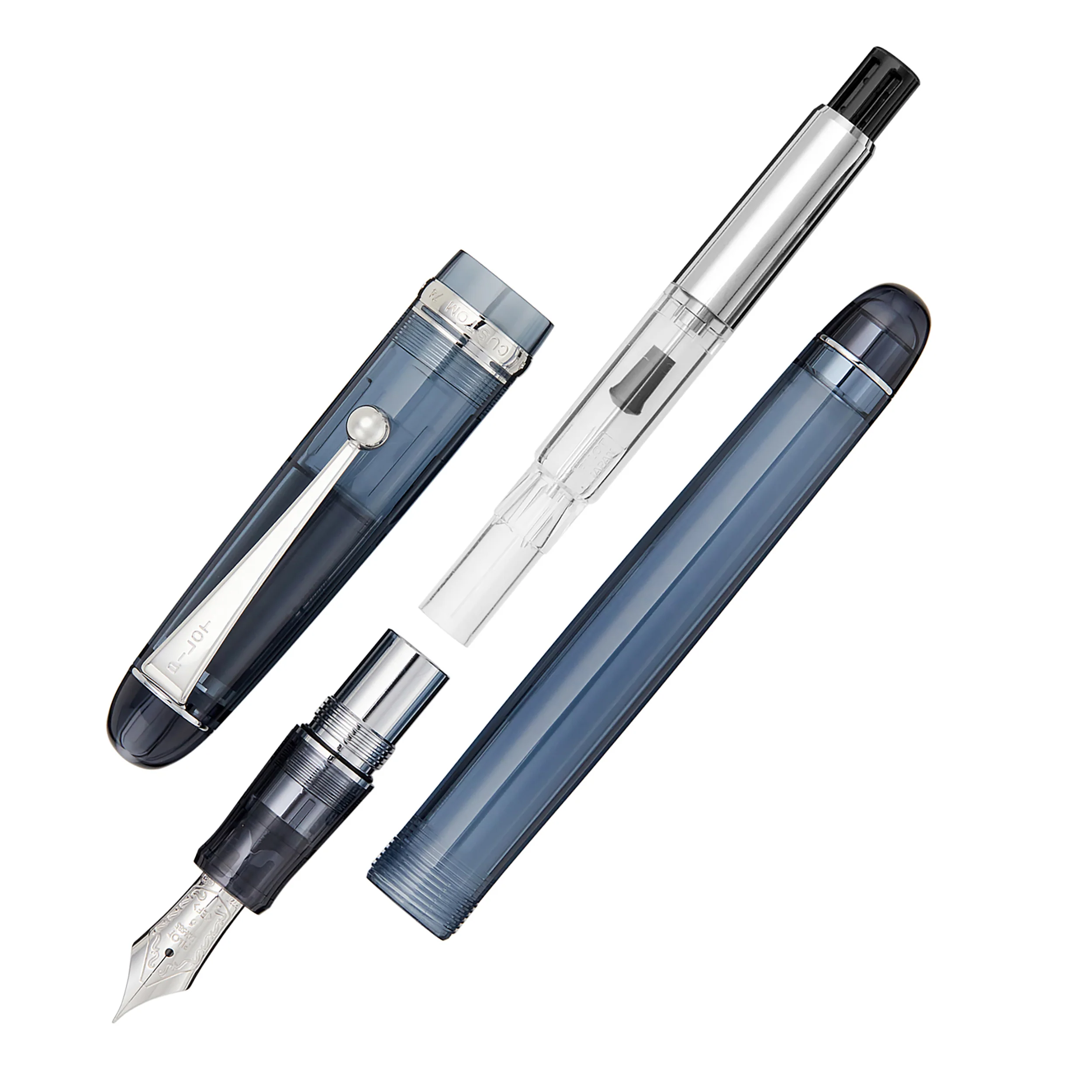 Pilot Custom 74 Fountain Pen - Blue Stone - Image 3