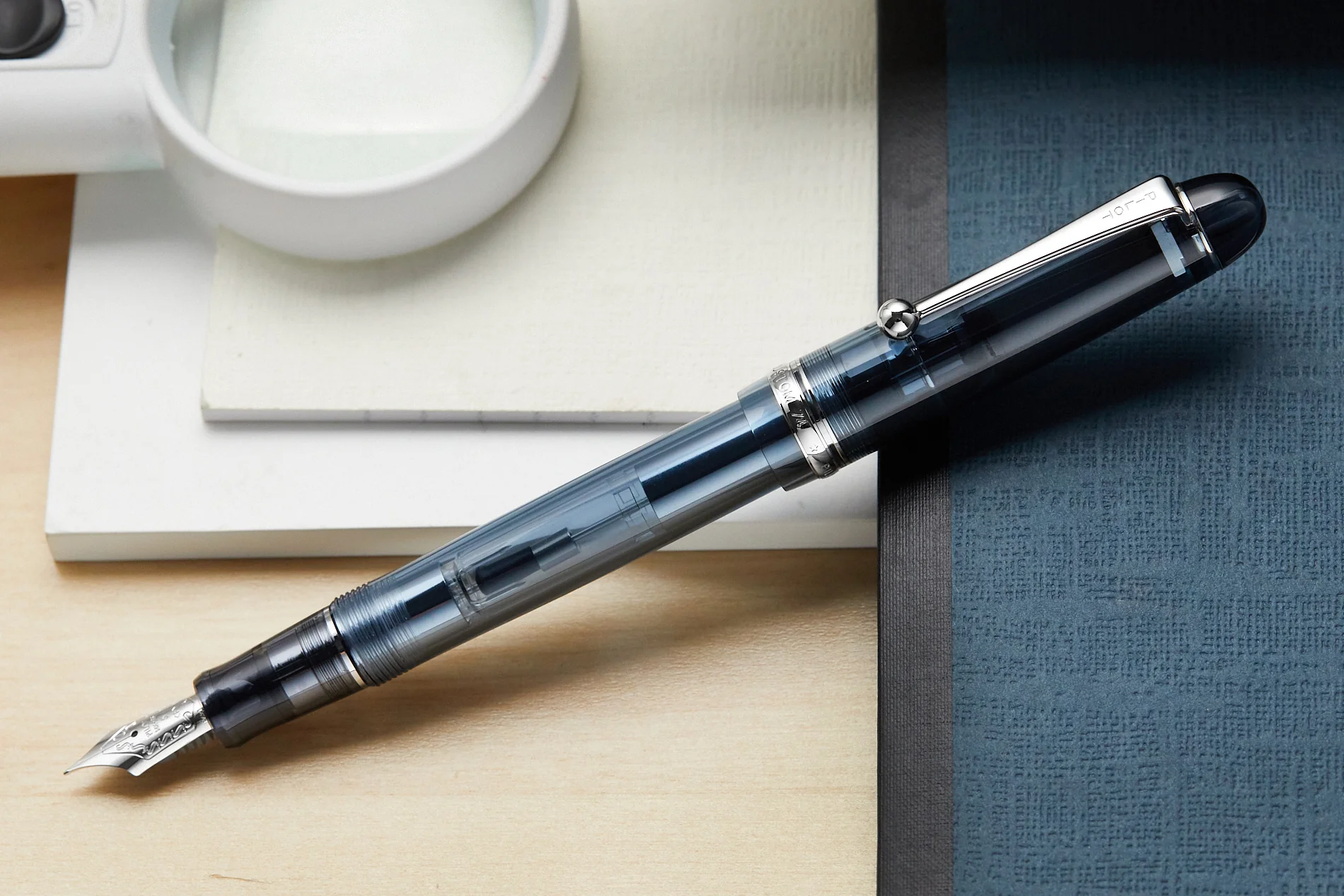 Pilot Custom 74 Fountain Pen - Blue Stone - Image 6