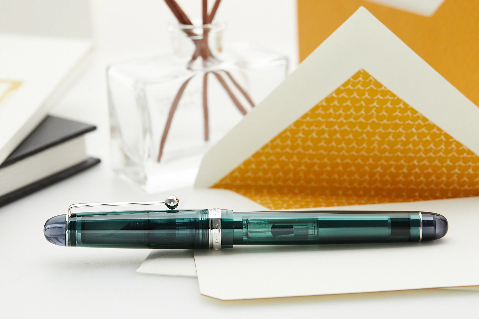 Pilot Custom 74 Fountain Pen - Forest Green - Image 7
