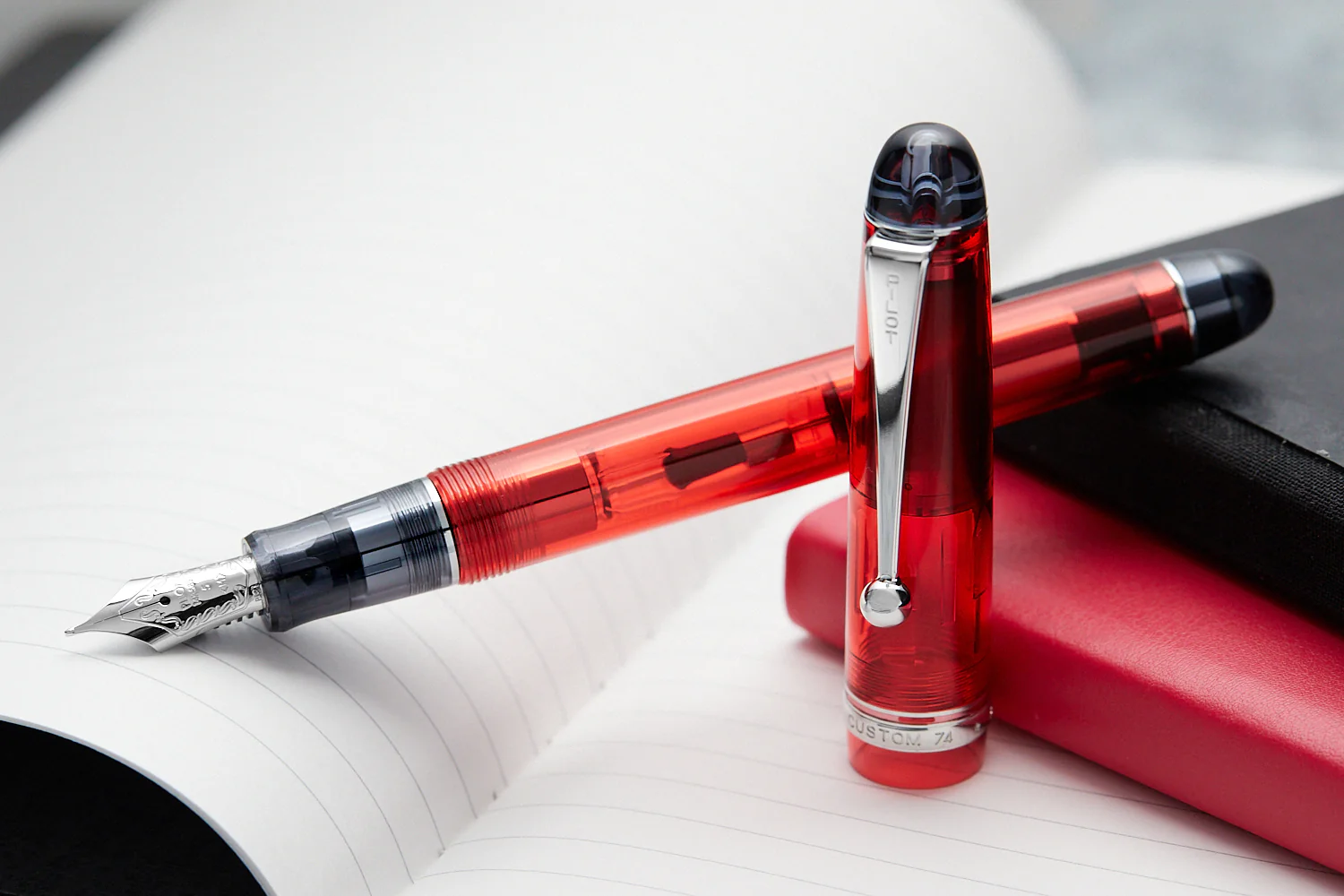 Pilot Custom 74 Fountain Pen - Grenadine - Image 6