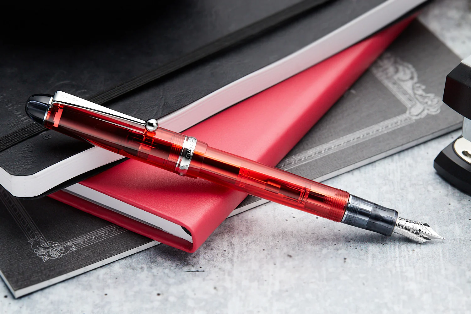 Pilot Custom 74 Fountain Pen - Grenadine - Image 8