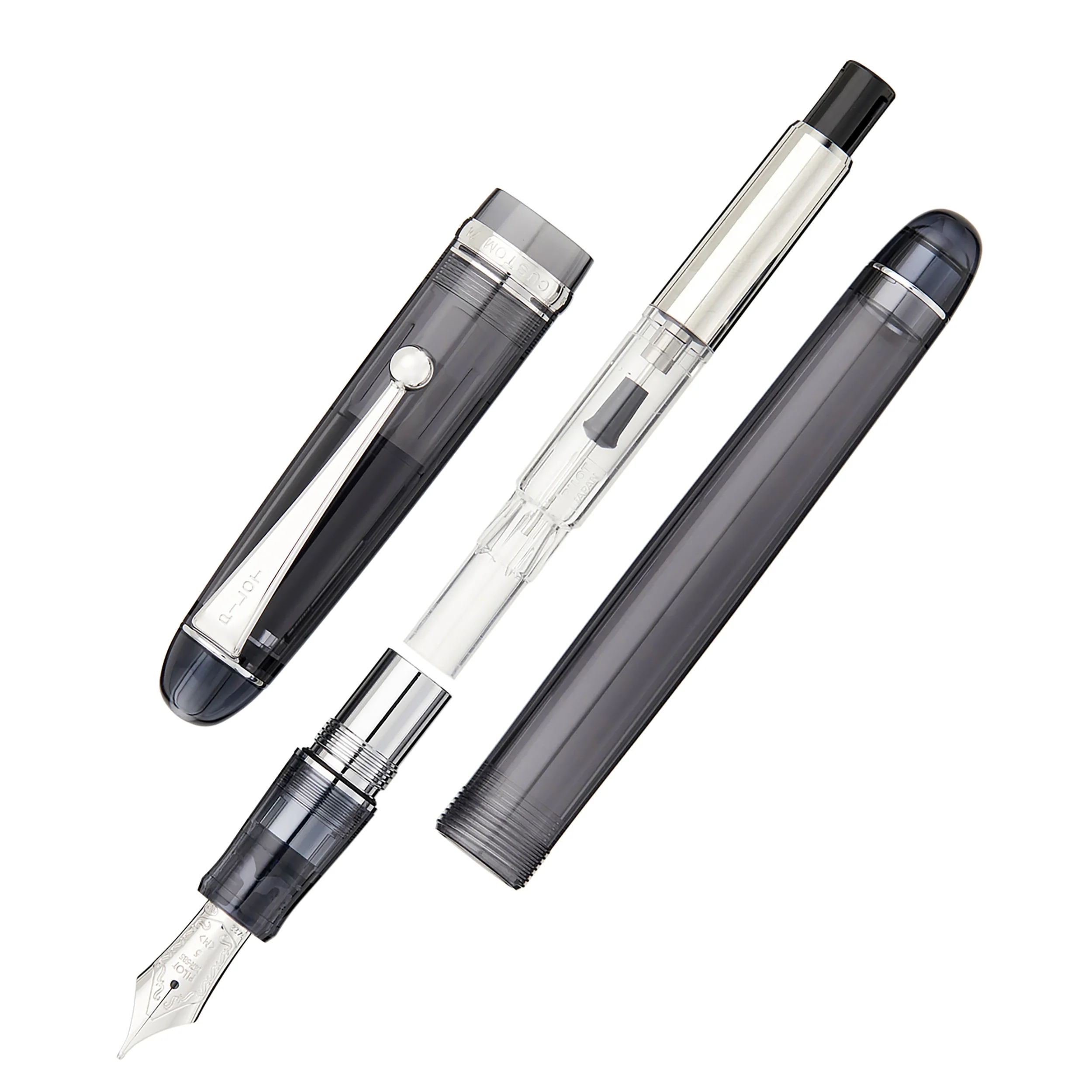 Pilot Custom 74 Fountain Pen - Smoke - Image 3