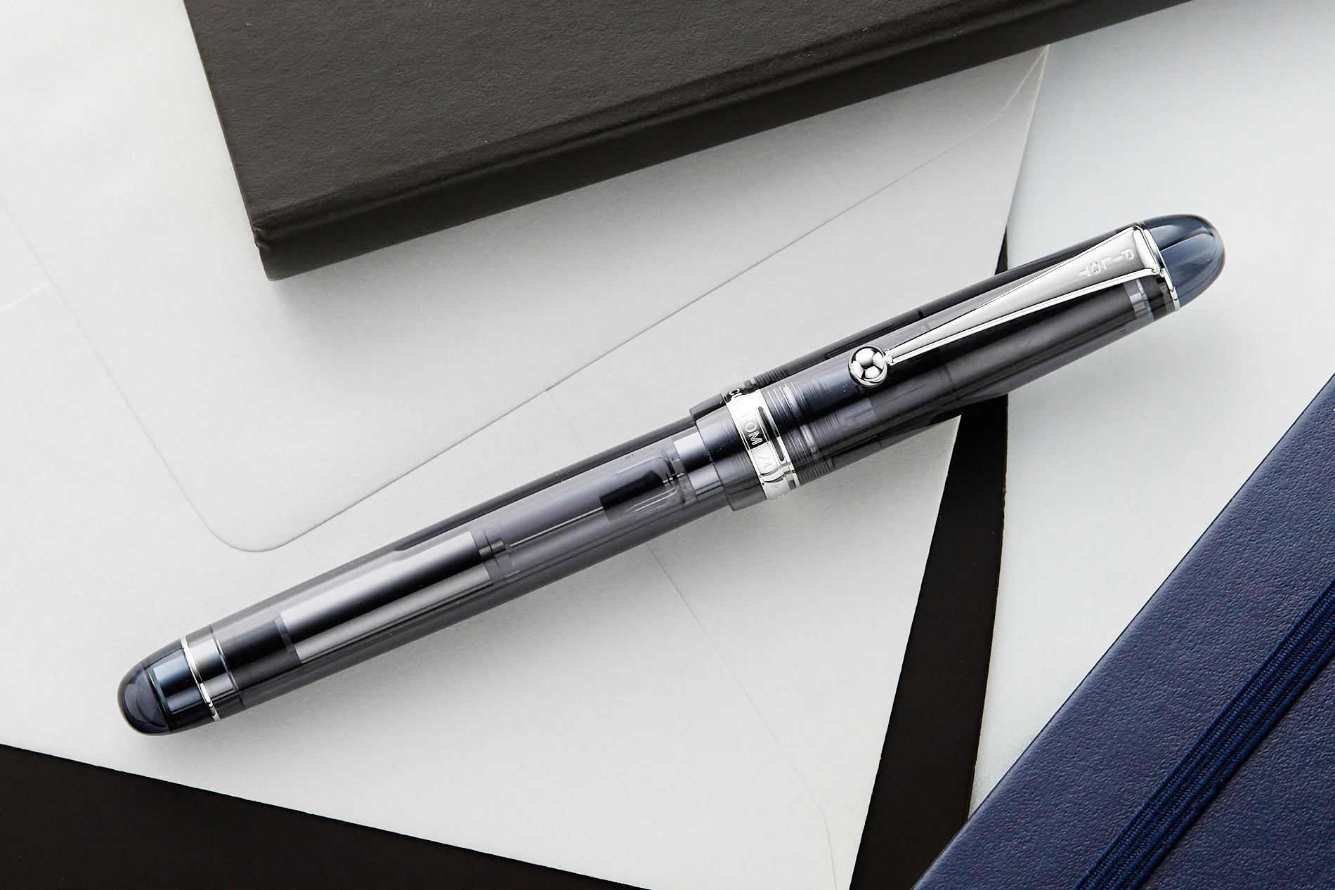 Pilot Custom 74 Fountain Pen - Smoke - Image 8