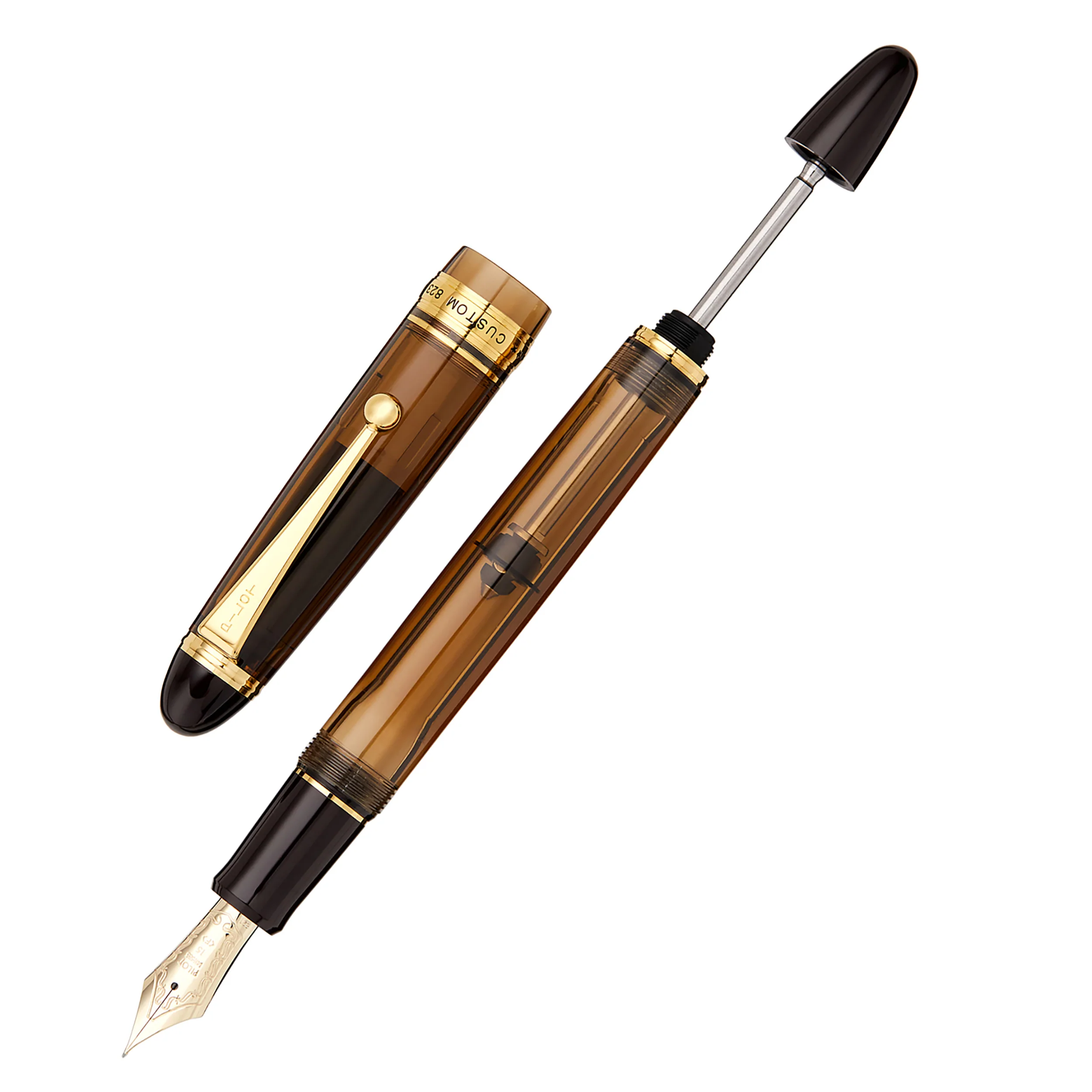 Pilot Custom 823 Fountain Pen - Amber - Image 3