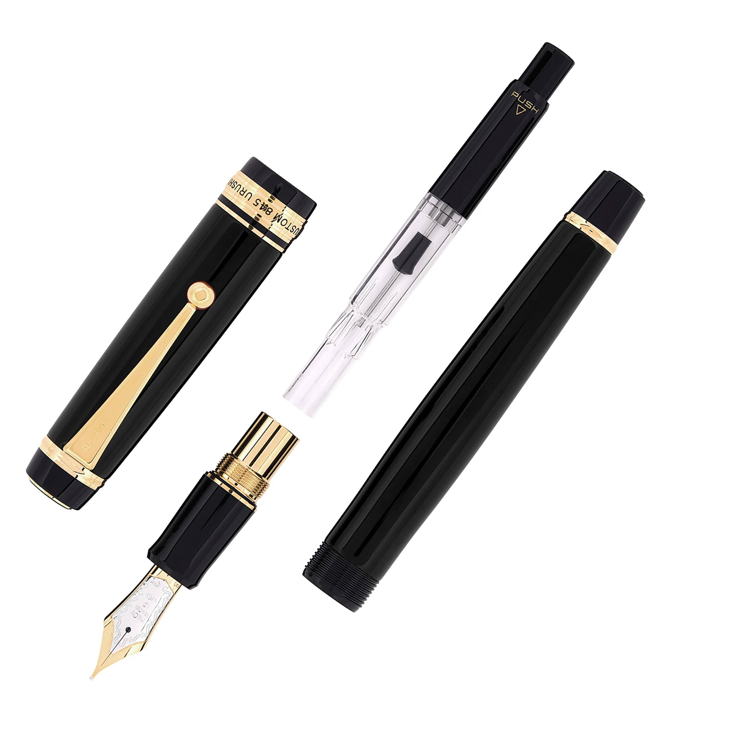 Pilot Custom 845 Urushi Fountain Pen - Black - Image 3