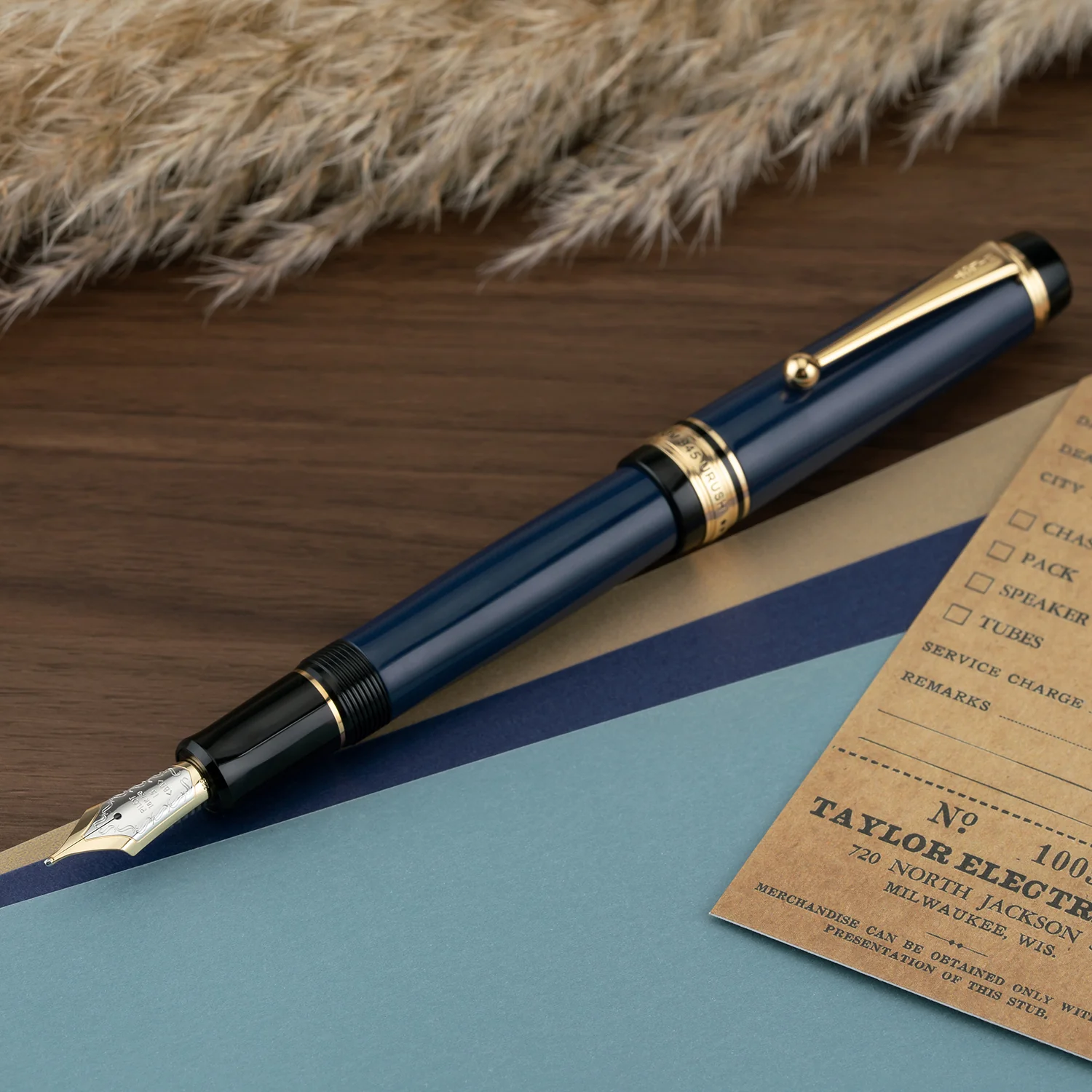 Pilot Custom 845 Urushi Fountain Pen - Prussian Blue - Image 5