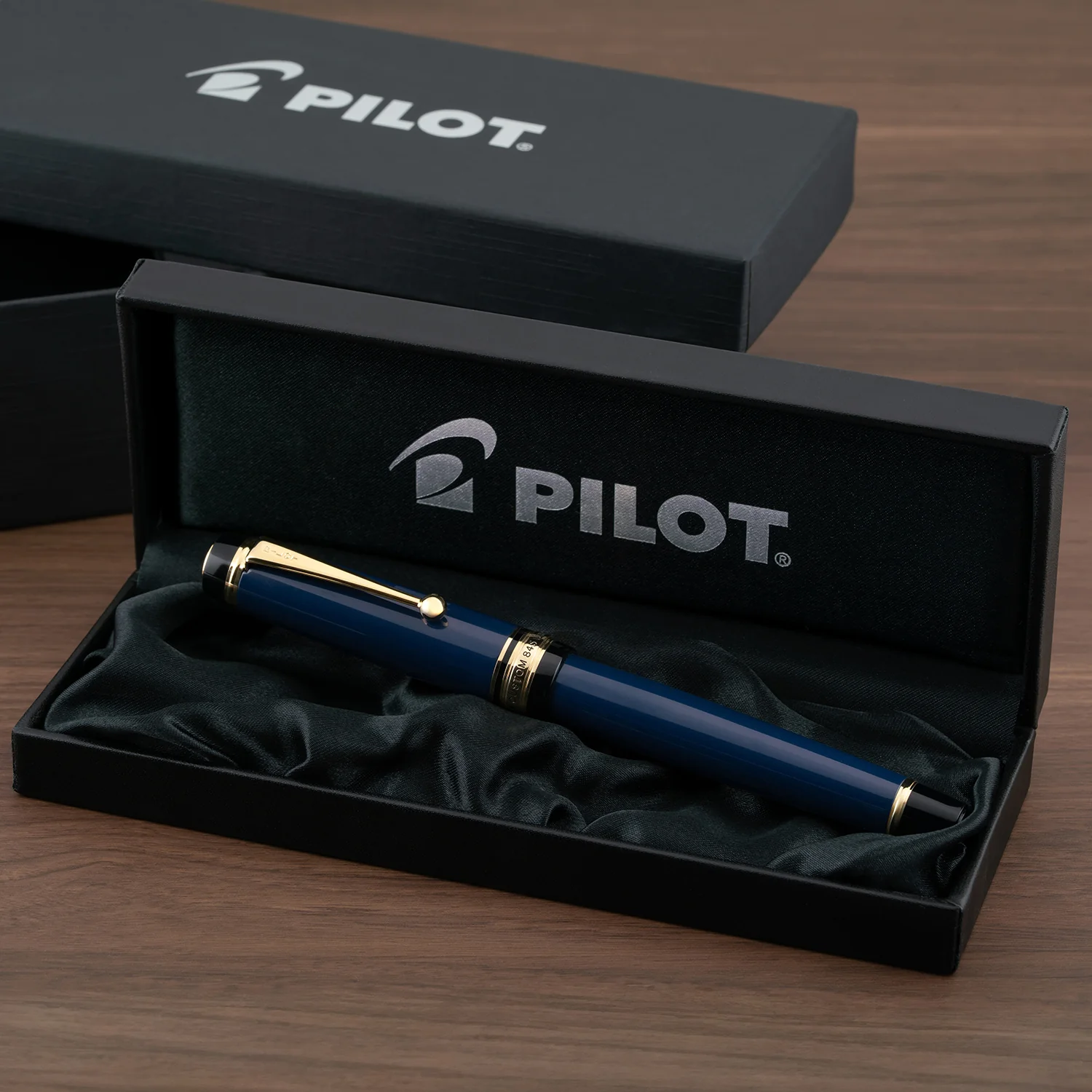 Pilot Custom 845 Urushi Fountain Pen - Prussian Blue - Image 6