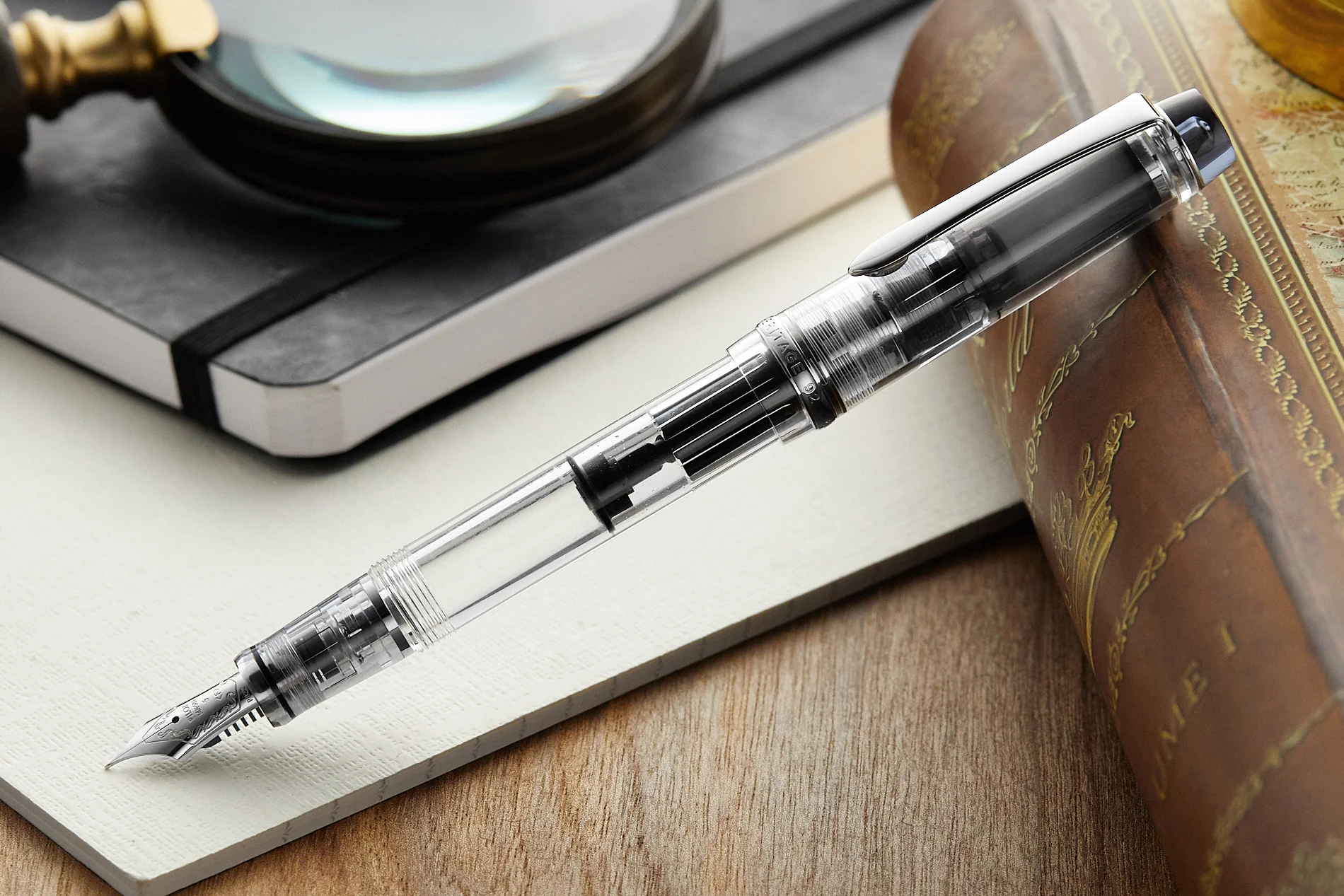 Pilot Custom Heritage 92 Fountain Pen - Clear - Image 7