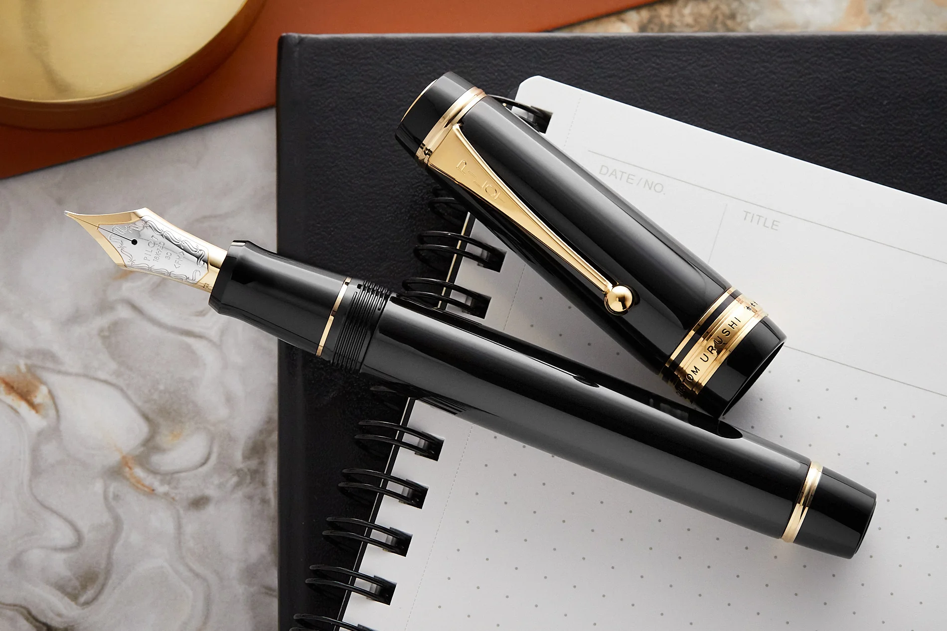 Pilot Custom Urushi Fountain Pen - Black - Image 8
