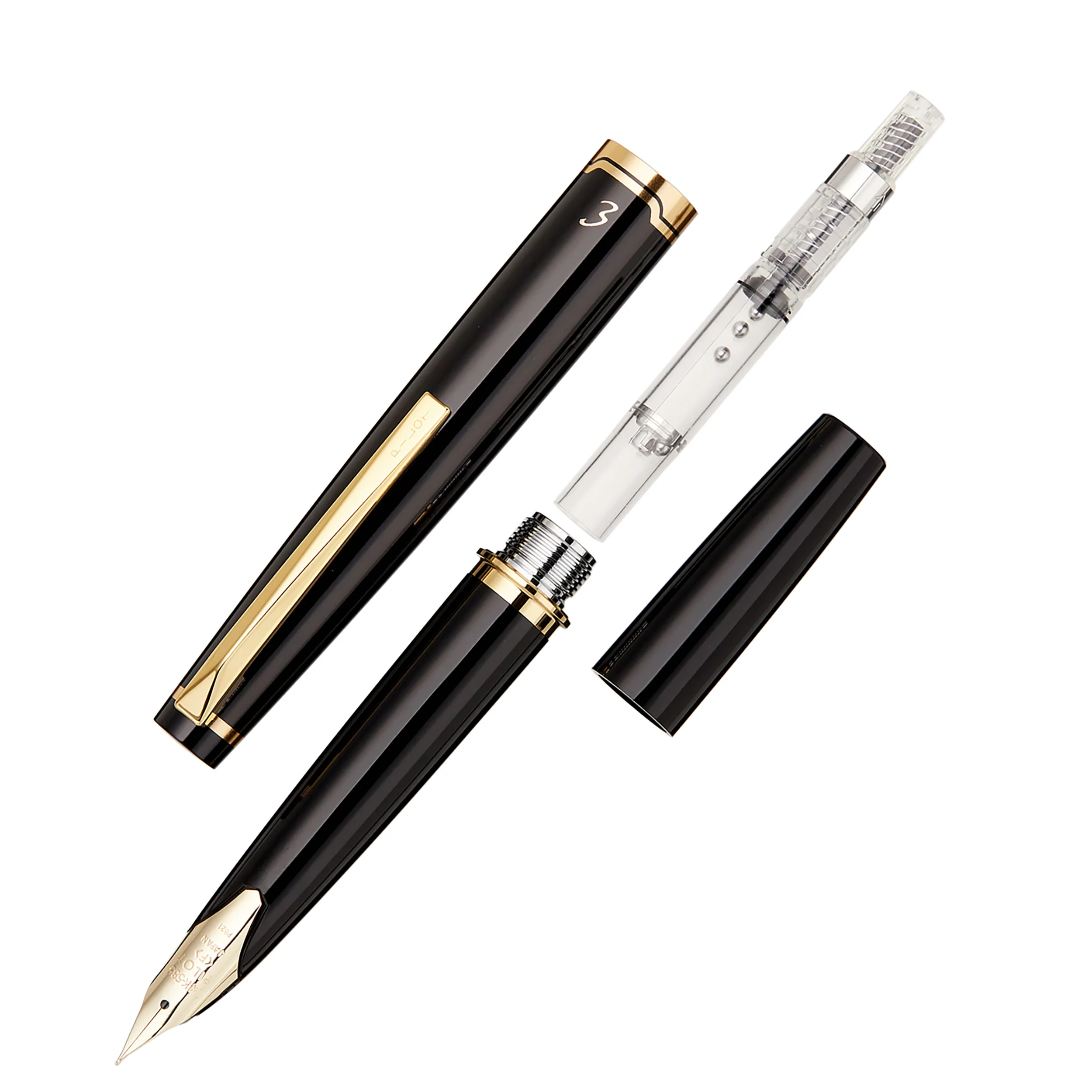 Pilot E95s Fountain Pen - Black - Image 3