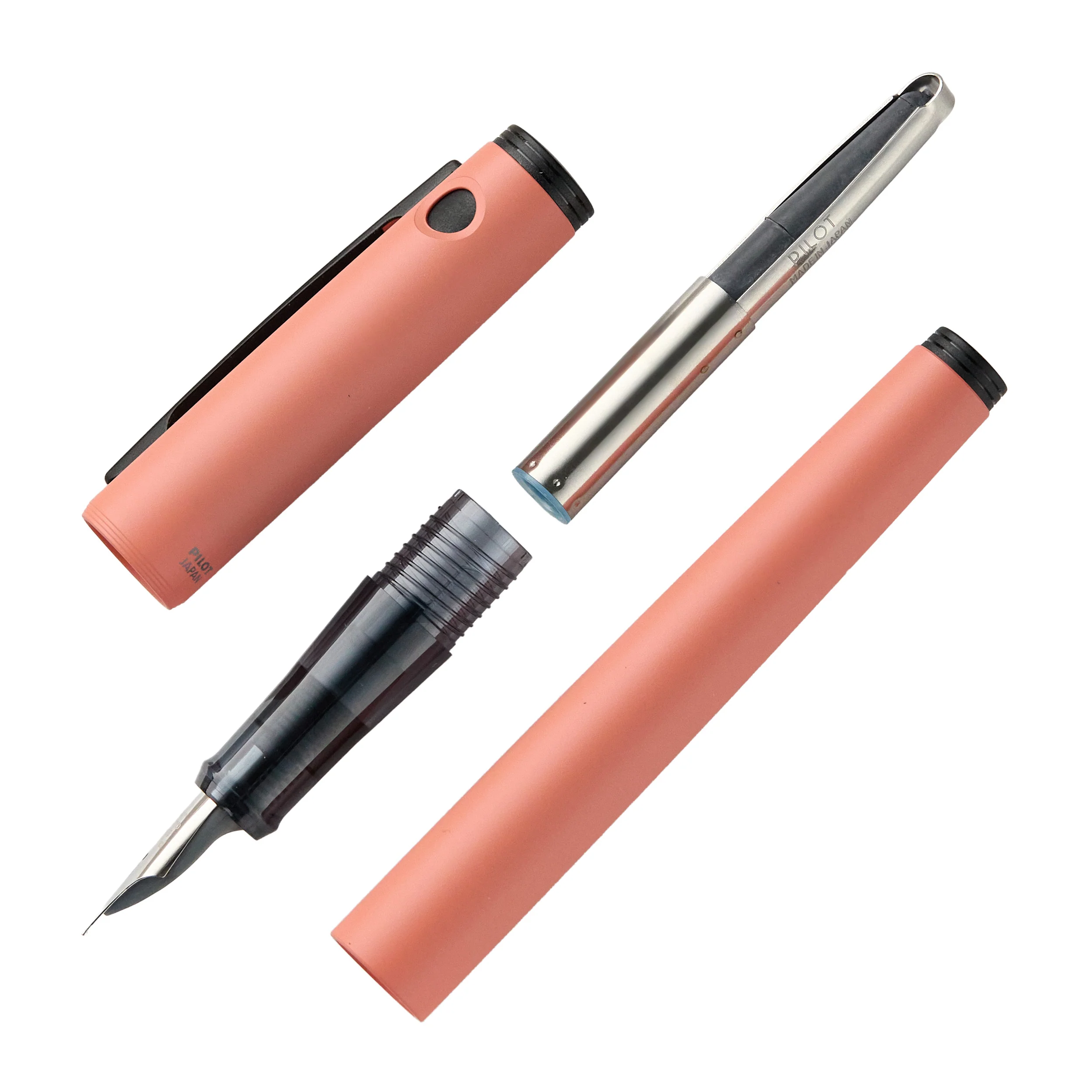 Pilot Explorer Fountain Pen  - Coral Matte - Image 3