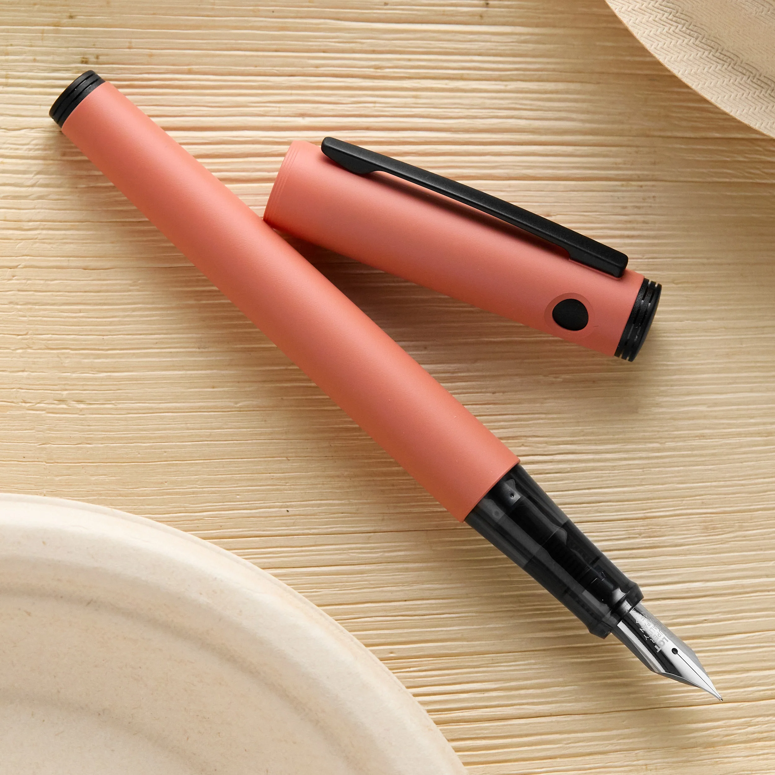 Pilot Explorer Fountain Pen  - Coral Matte - Image 4