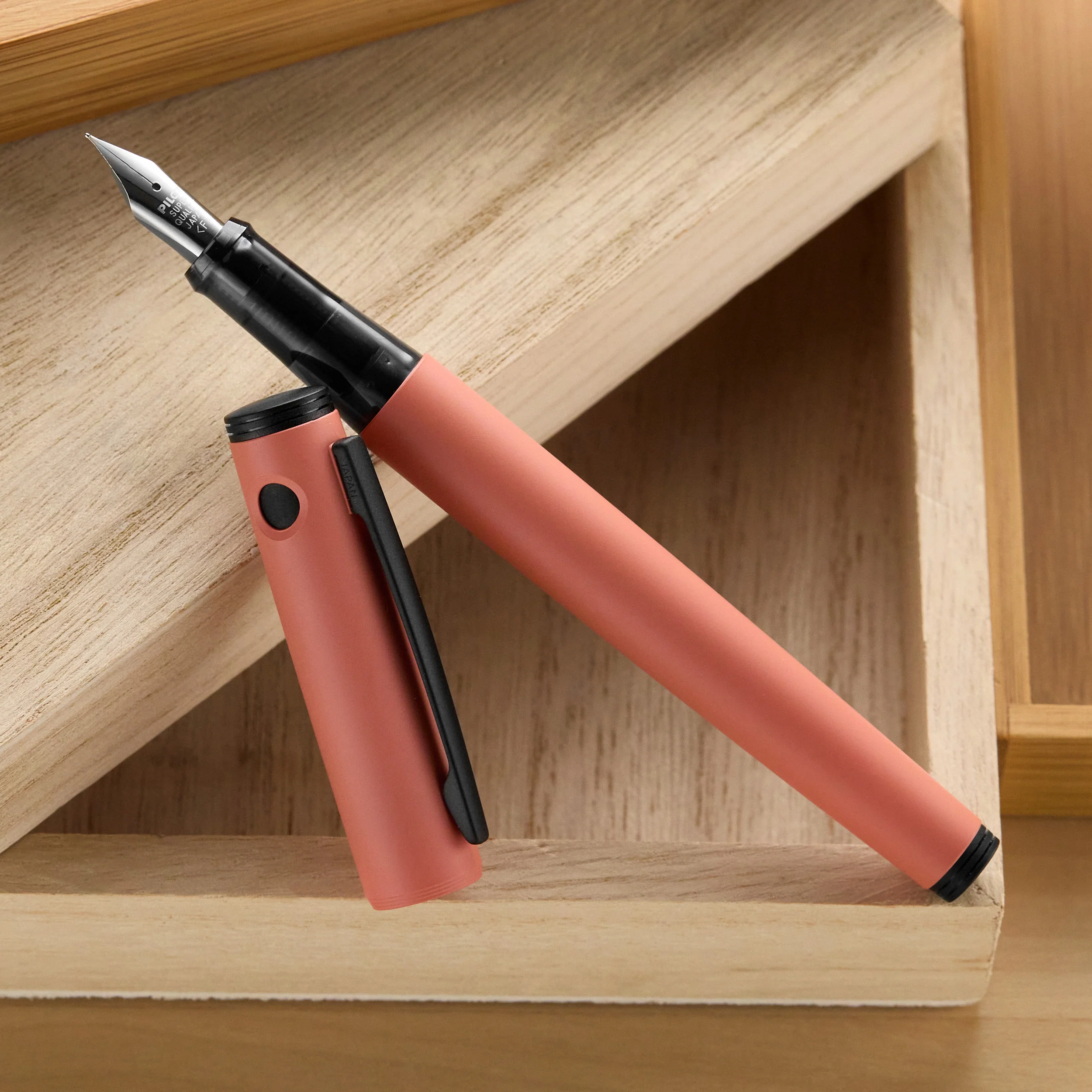 Pilot Explorer Fountain Pen  - Coral Matte - Image 9