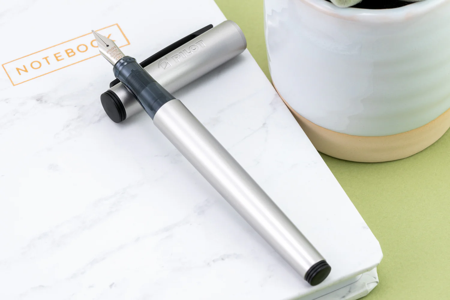 Pilot Explorer Fountain Pen - Silver - Image 4