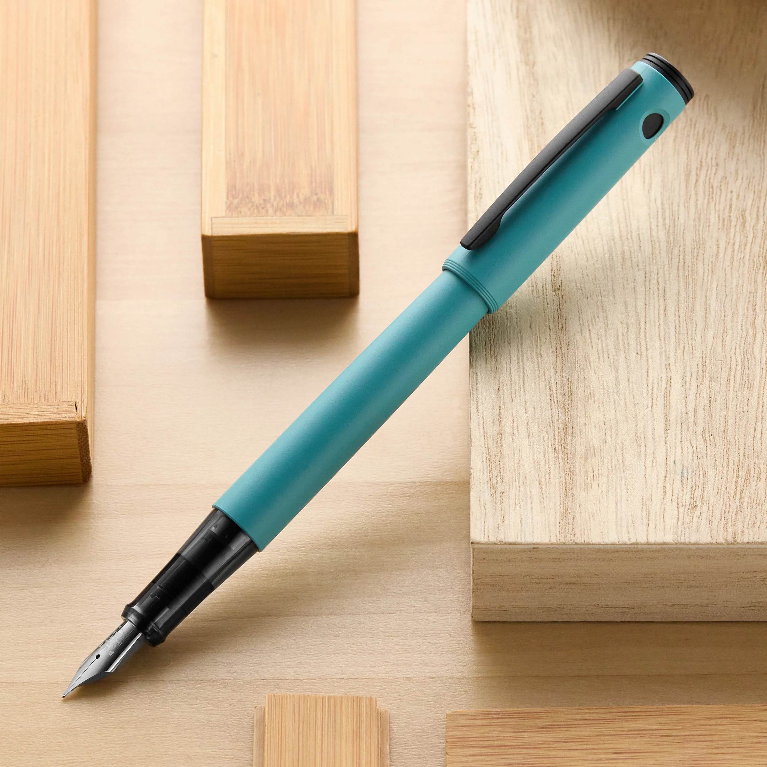 Pilot Explorer Fountain Pen  - Turquoise Matte - Image 6