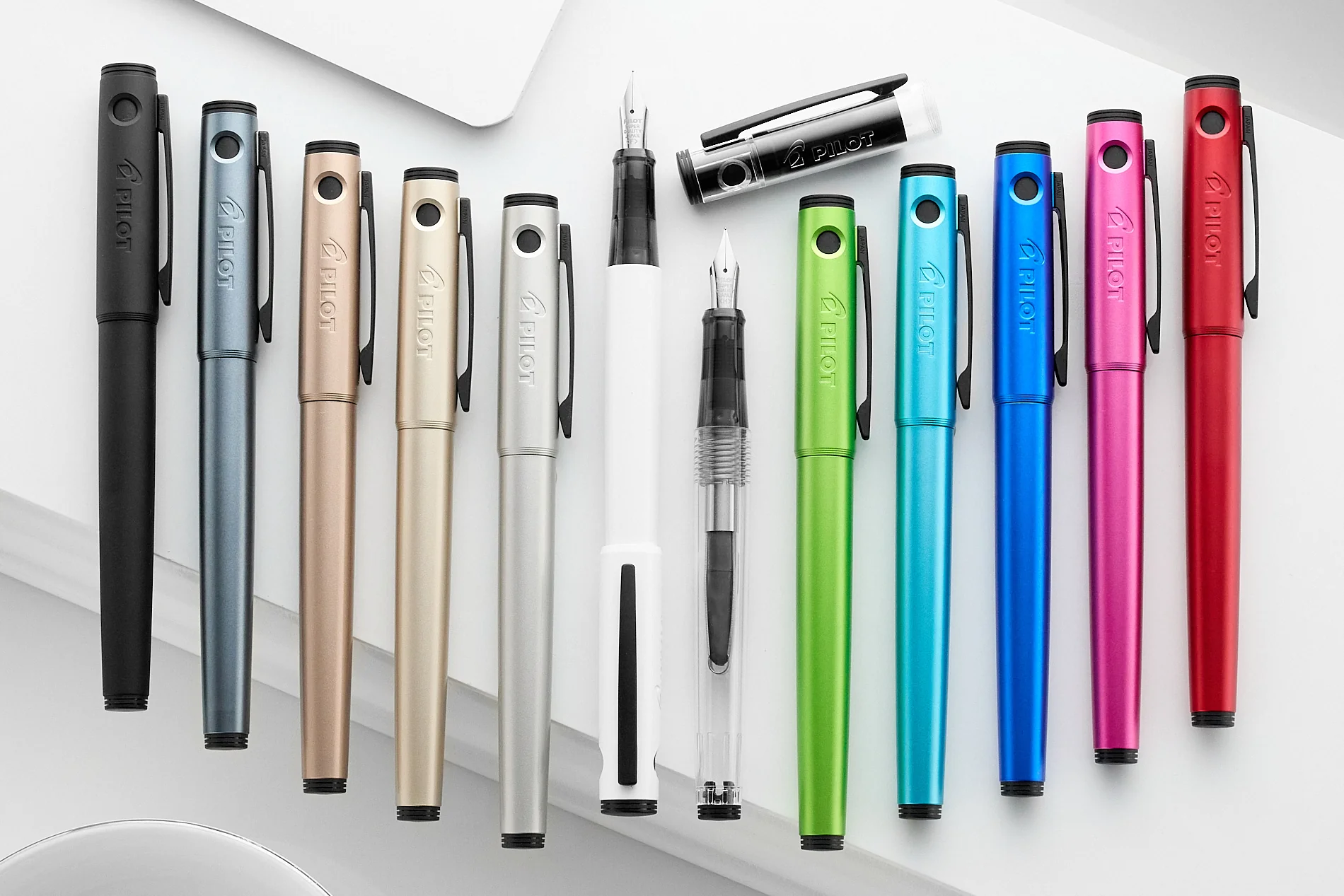 Pilot Explorer Fountain Pen - White - Image 11