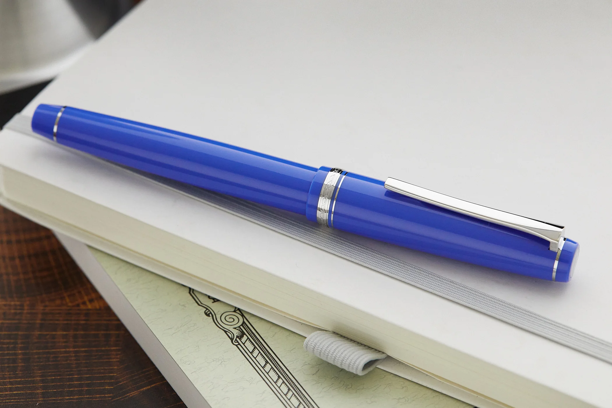 Pilot Falcon Fountain Pen - Blue - Image 7