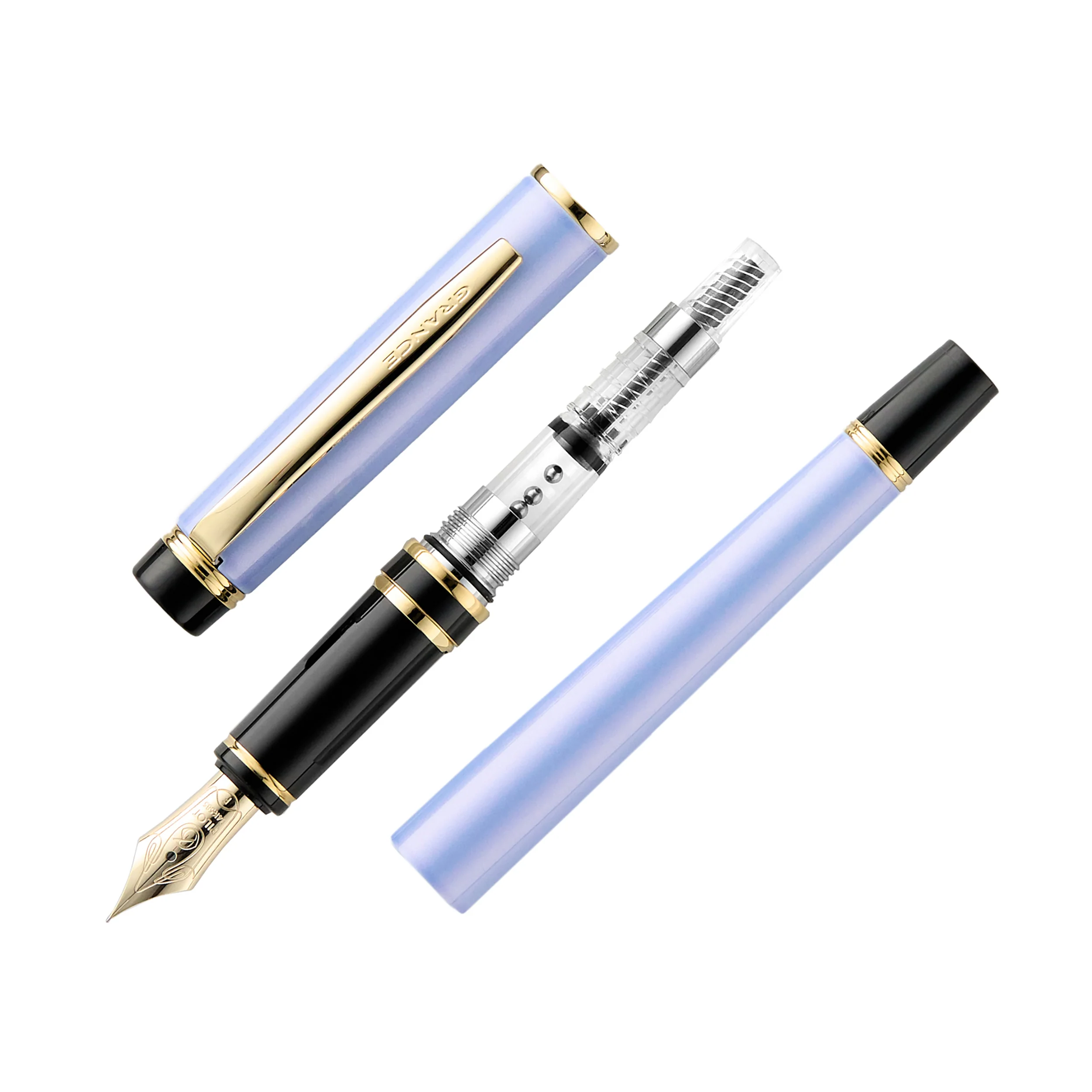 Pilot Grance Fountain Pen - Light Blue - Image 3