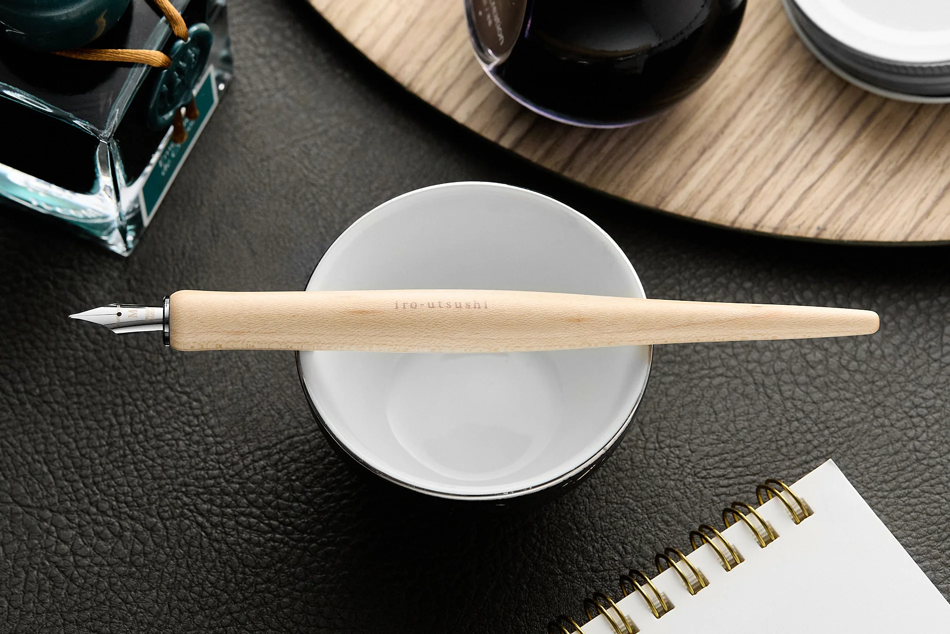 Pilot Iro-Utsushi Dip Pen - Brown Wooden - Image 2