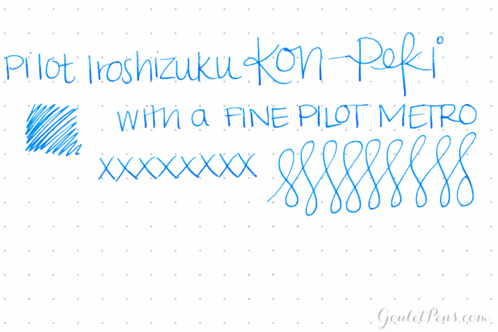 Pilot Iroshizuku Kon-peki - 50ml Bottled Ink - Image 11