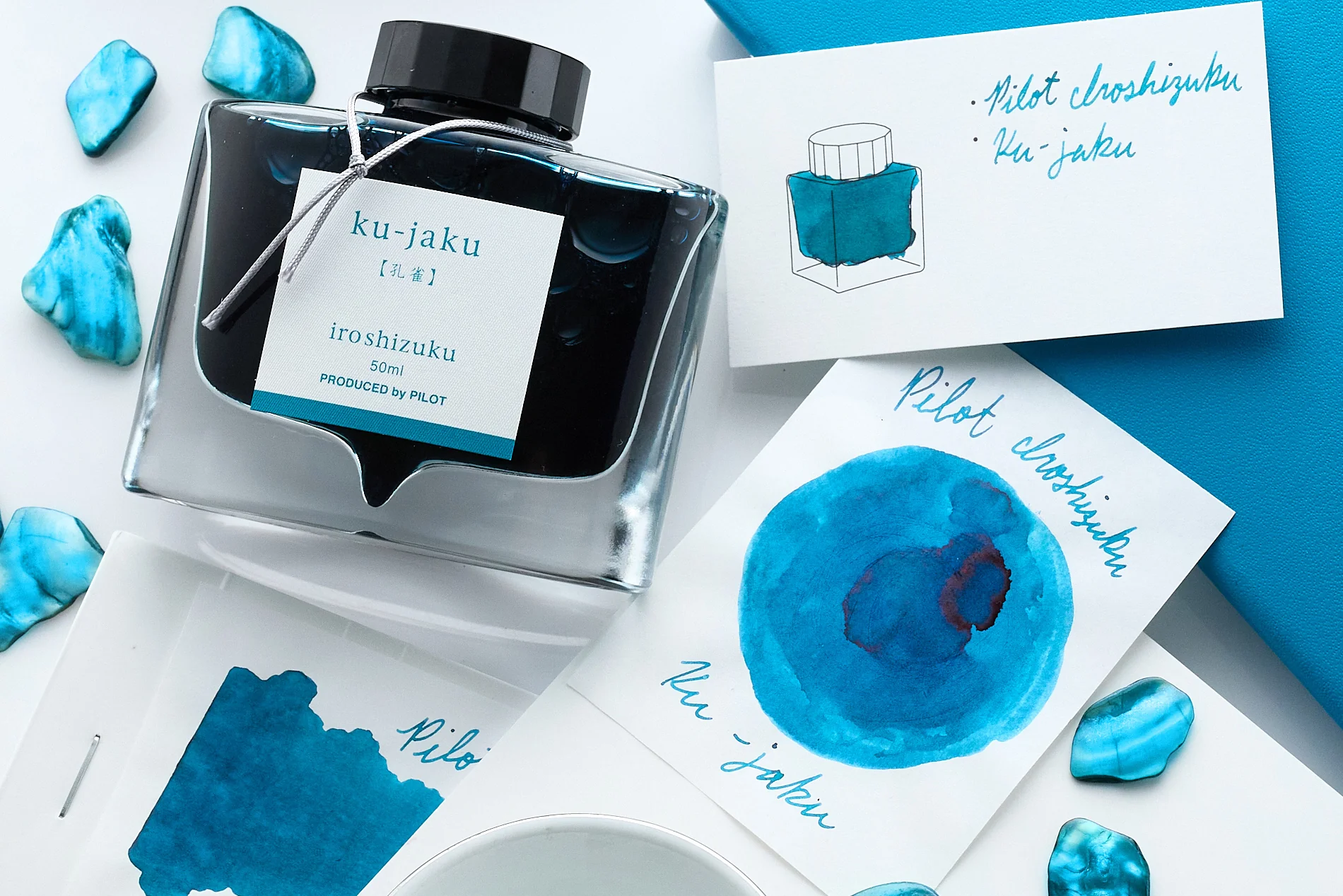 Pilot Iroshizuku Ku-jaku - 50ml Bottled Ink - Image 2