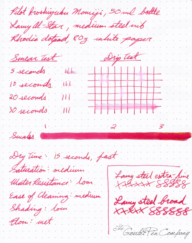 Pilot Iroshizuku Momiji - 50ml Bottled Ink - Image 9