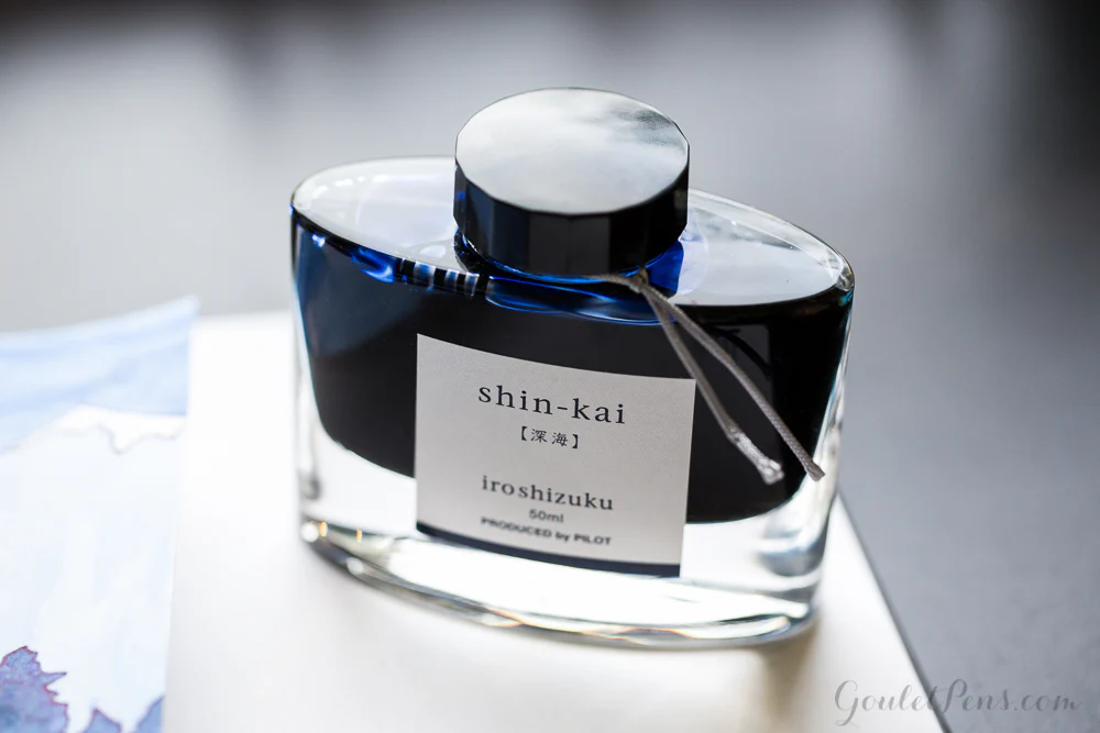Pilot Iroshizuku Shin-kai - 50ml Bottled Ink - Image 2