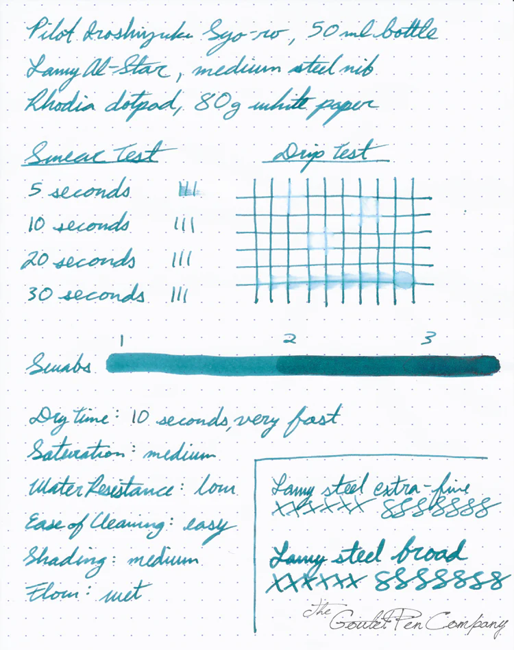 Pilot Iroshizuku Syo-ro - 50ml Bottled Ink - Image 7