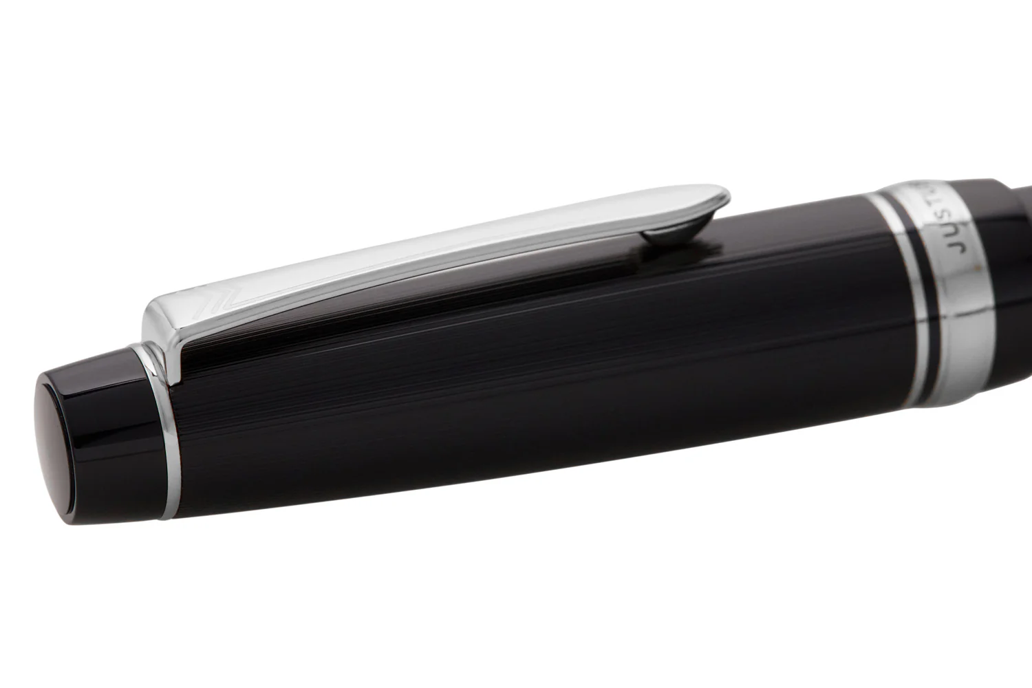 Pilot Justus 95 Fountain Pen - Black/Rhodium - Image 5