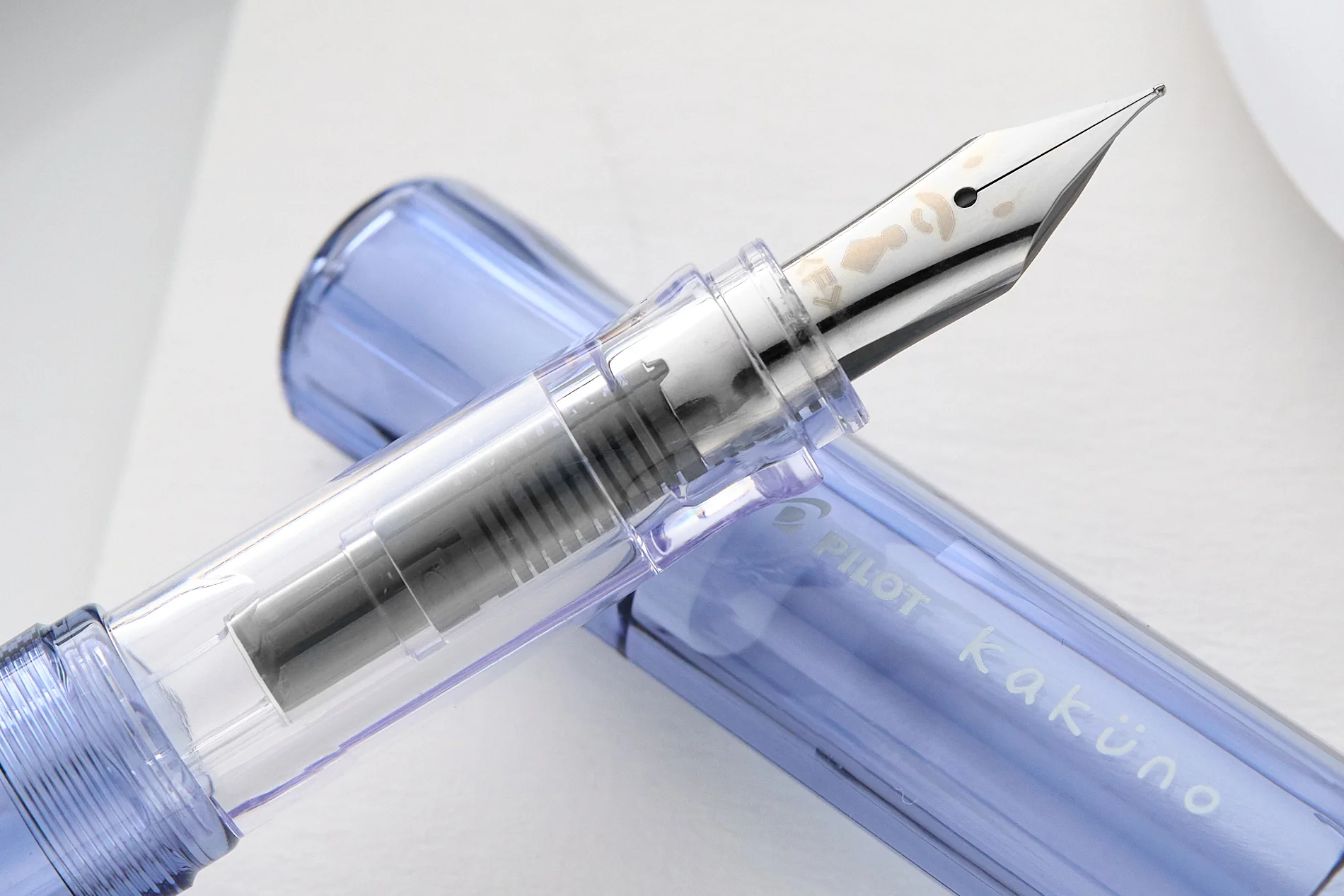 Pilot Kakuno Fountain Pen - Translucent Blue - Image 7