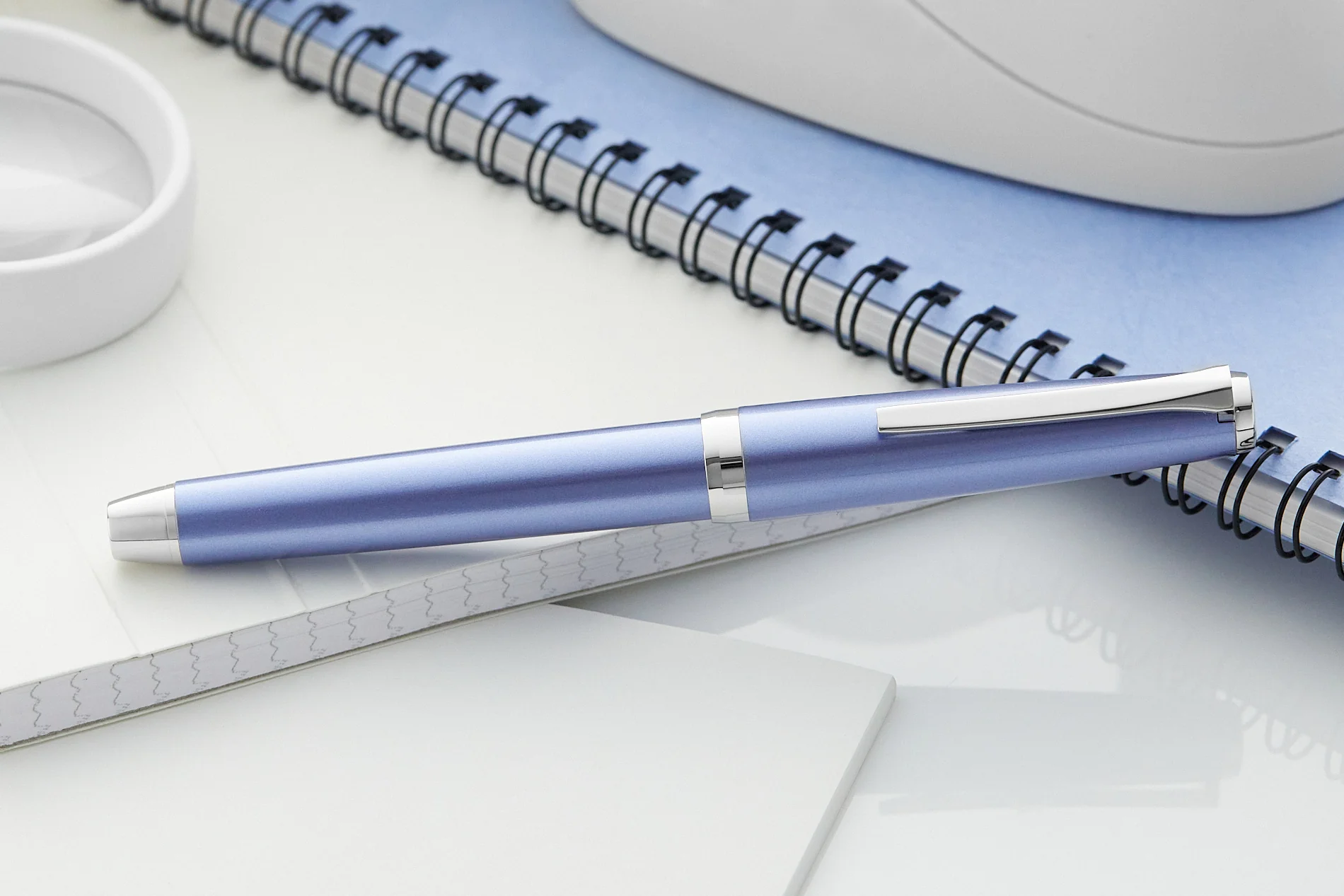 Pilot Metal Falcon Fountain Pen - Sapphire - Image 7