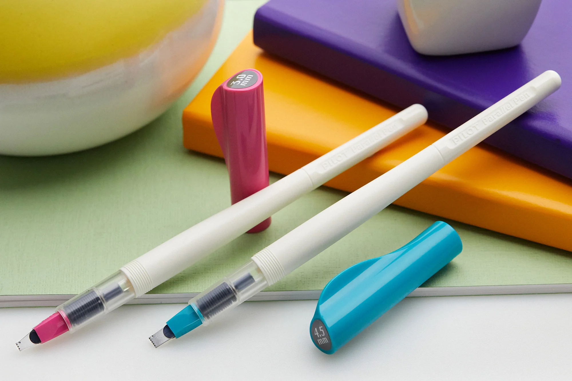 Pilot Parallel Fountain Pen - Teal, 4.5mm - Image 11