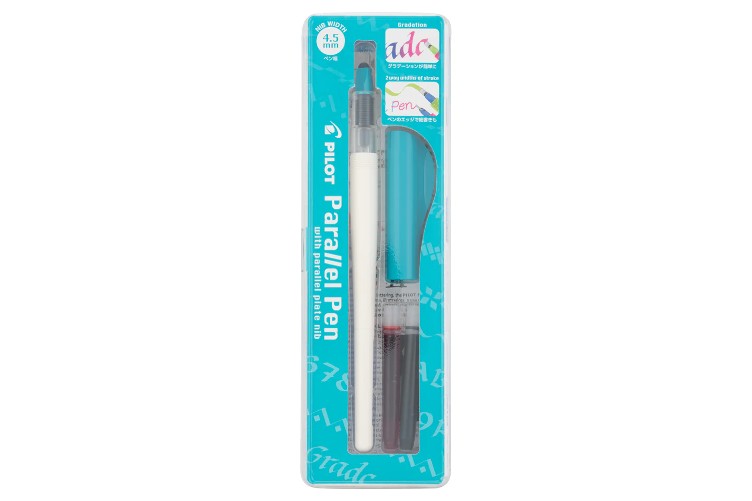 Pilot Parallel Fountain Pen - Teal, 4.5mm - Image 6