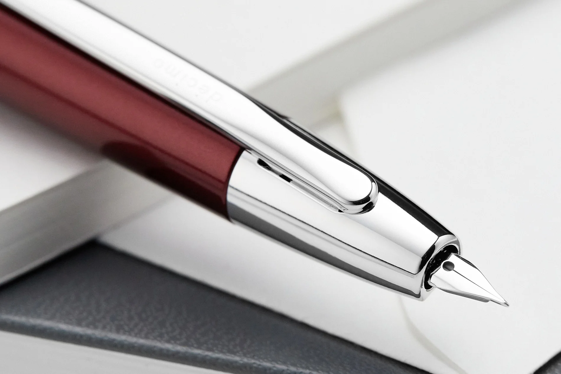 Pilot Vanishing Point Decimo Fountain Pen - Burgundy - Image 8
