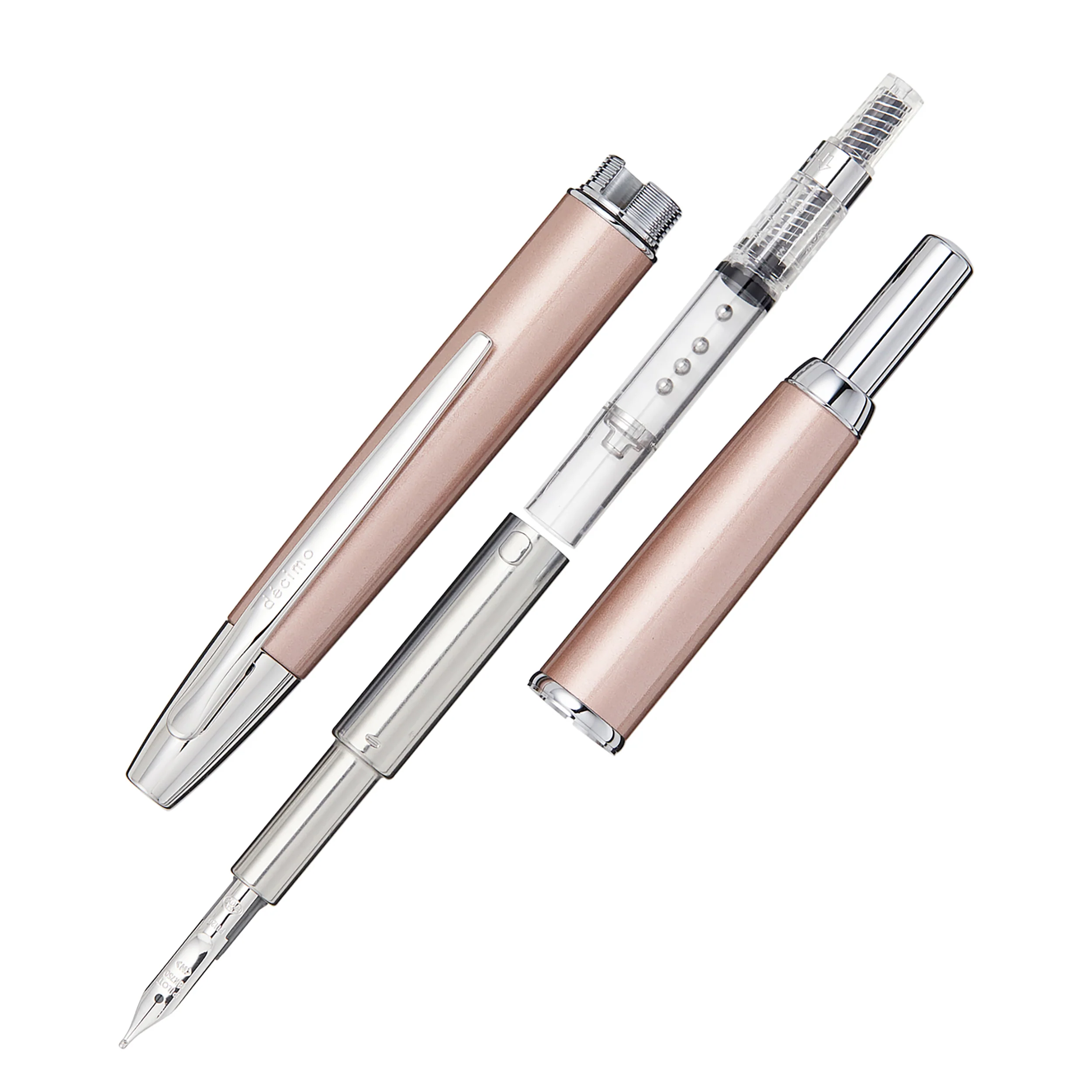 Pilot Vanishing Point Decimo Fountain Pen - Champagne - Image 3