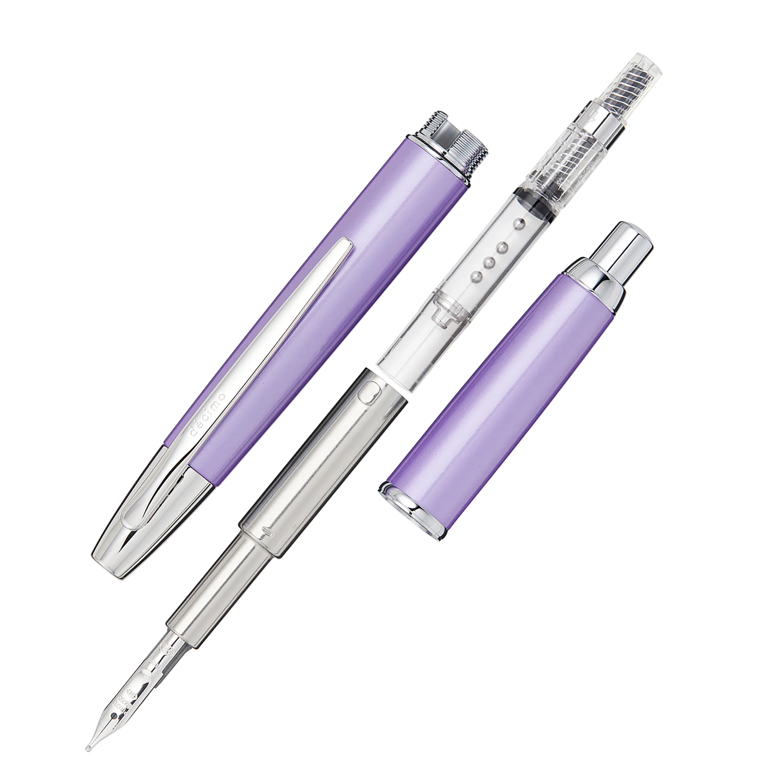 Pilot Vanishing Point Decimo Fountain Pen - Purple - Image 3