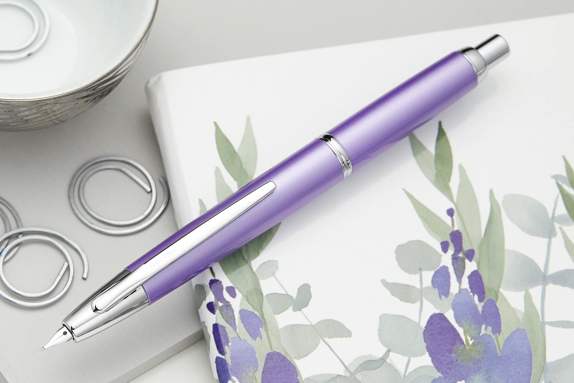 Pilot Vanishing Point Decimo Fountain Pen - Purple - Image 6