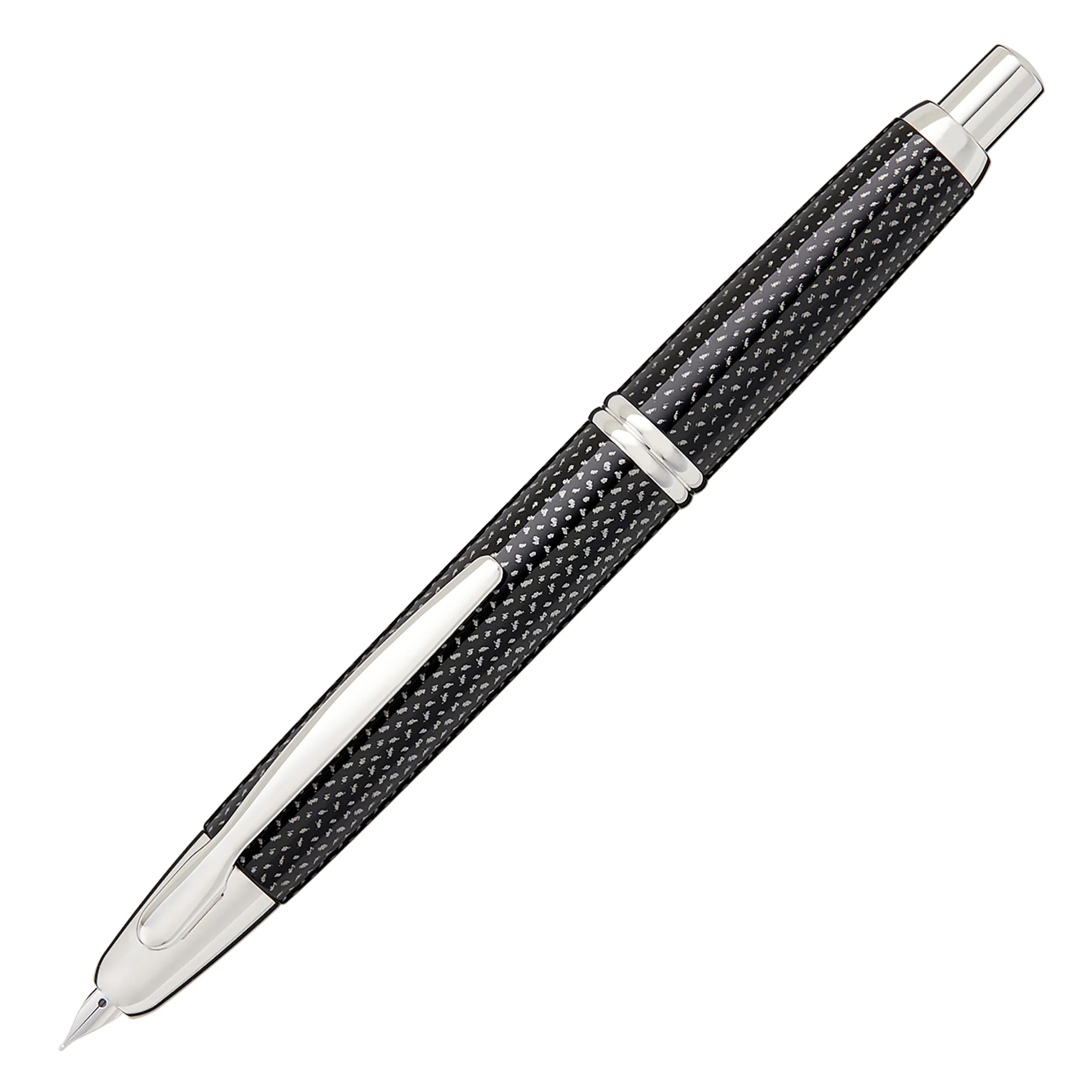 Pilot Vanishing Point Fountain Pen - Black Carbonesque