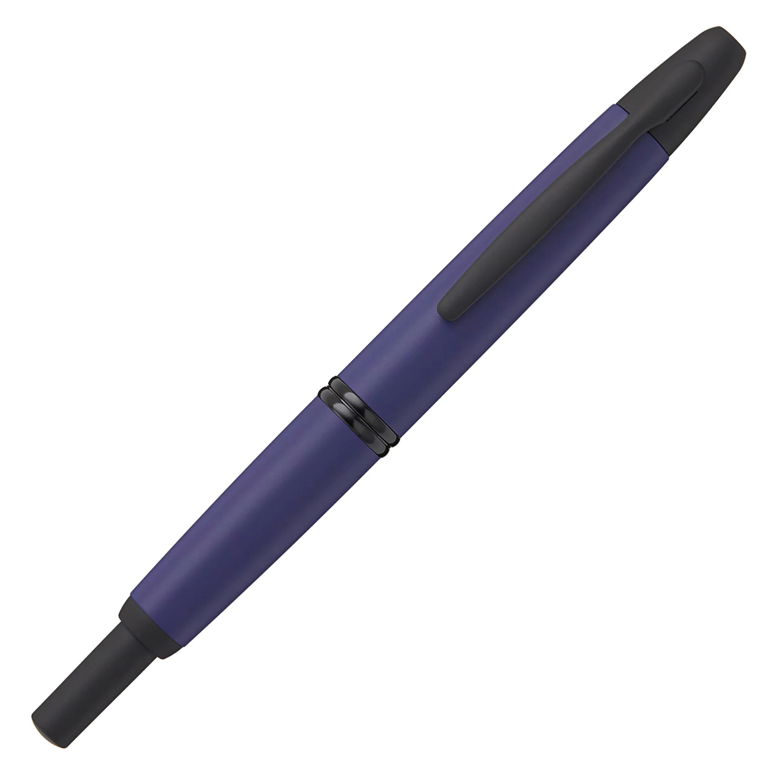 Pilot Vanishing Point Fountain Pen - Blue Matte - Image 2