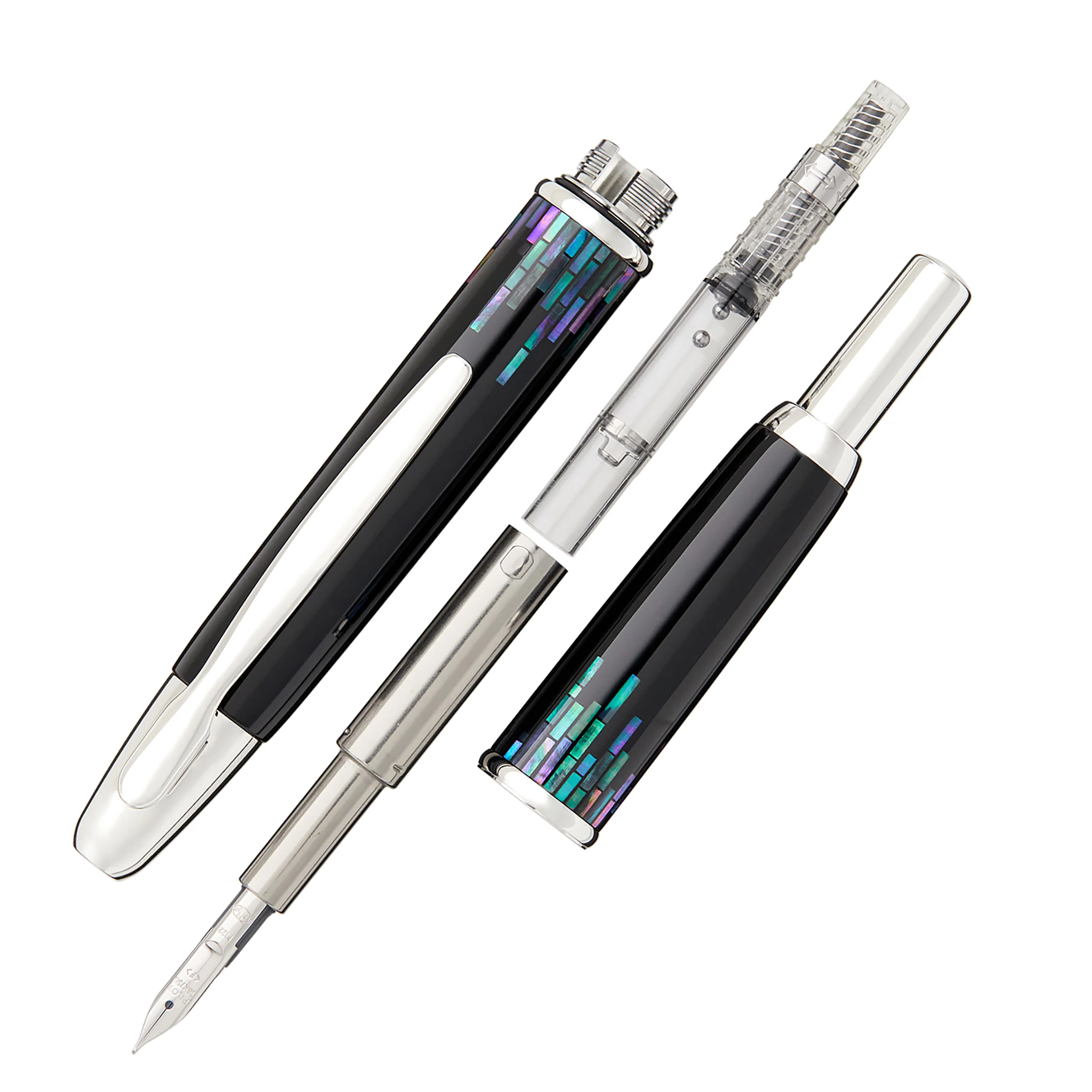 Pilot Vanishing Point Fountain Pen - Raden Stripe - Image 3