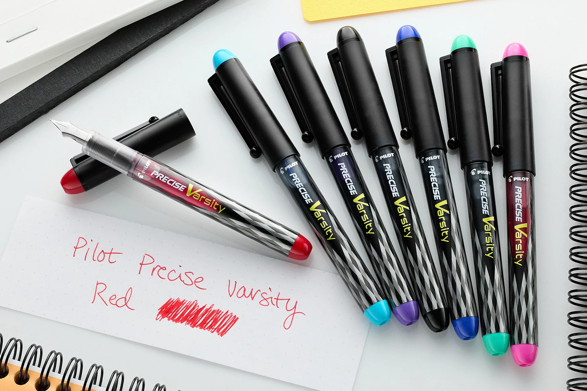Pilot Precise Varsity Fountain Pen - Pink - Image 7